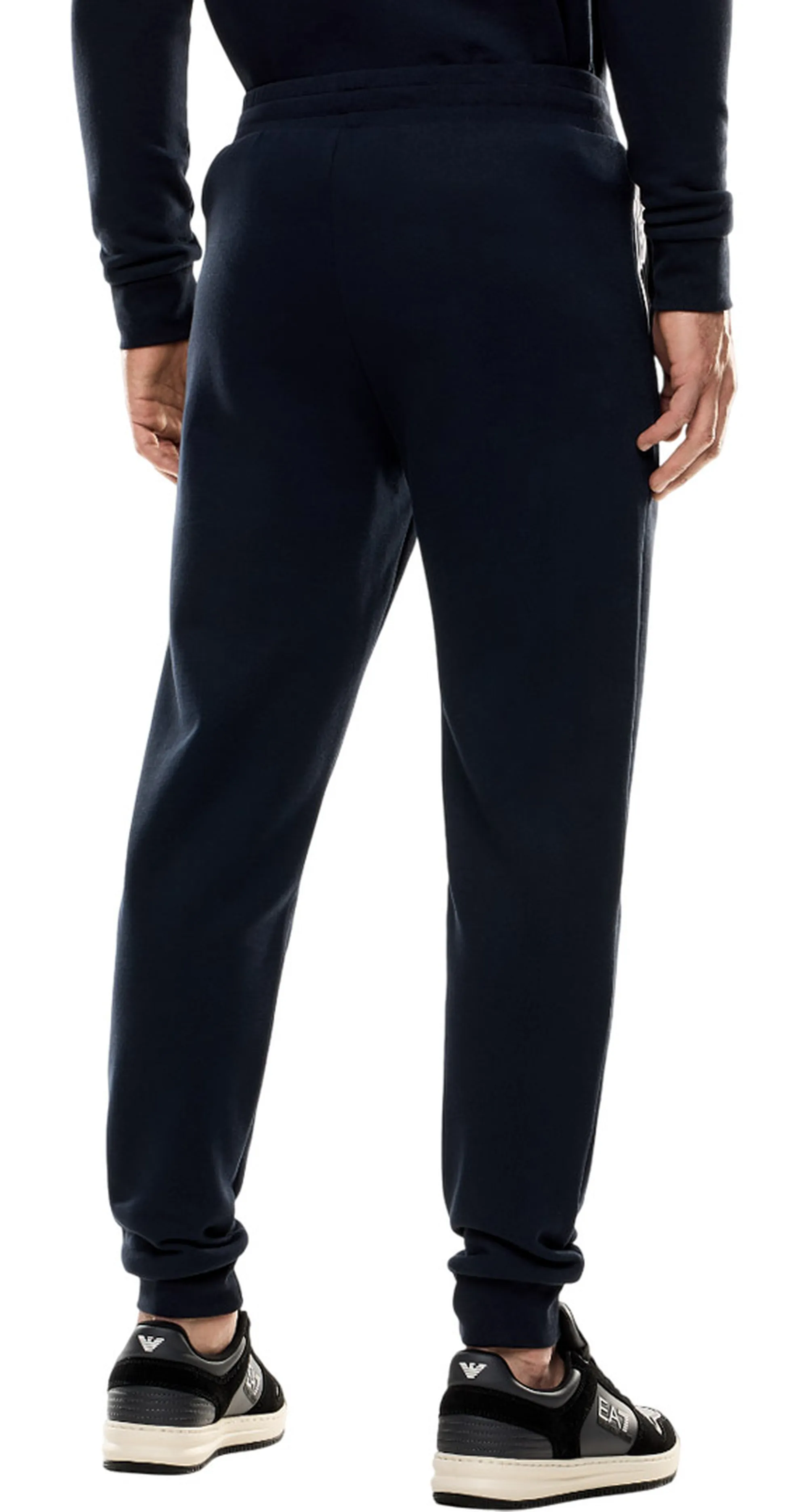 Ea7 B'Ea7 Jogger Pants In Cotton Blend' Blu 7M001126Af10377 161453