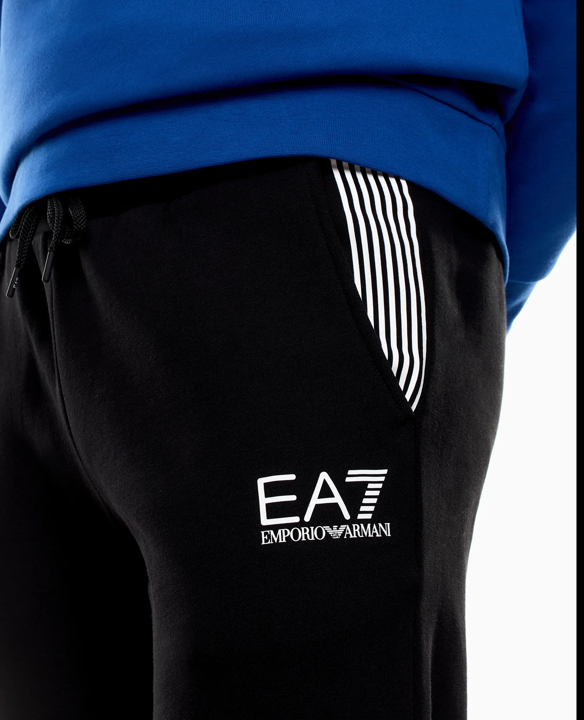 Ea7 B'Ea7 Jogger Pants In Cotton Blend' Black 7M001126Af10377 161241