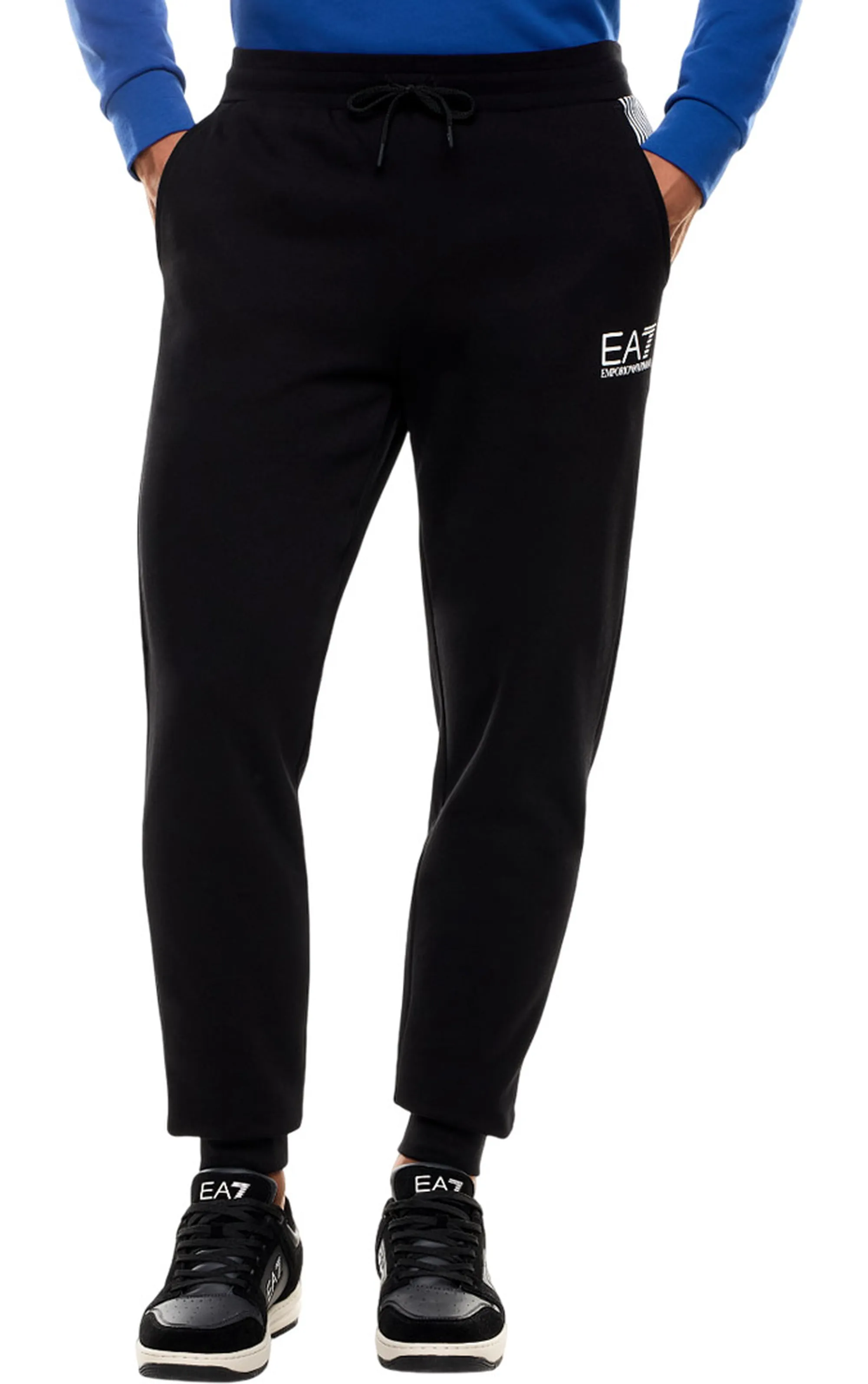 Ea7 B'Ea7 Jogger Pants In Cotton Blend' Black 7M001126Af10377 161443