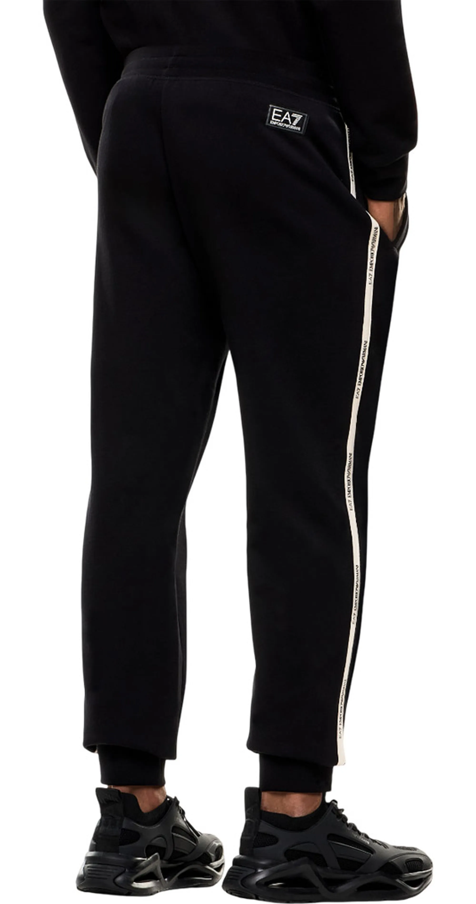 Ea7 B'Cotton Blend Jogger Pants' Black 7M000974Af10377 161249