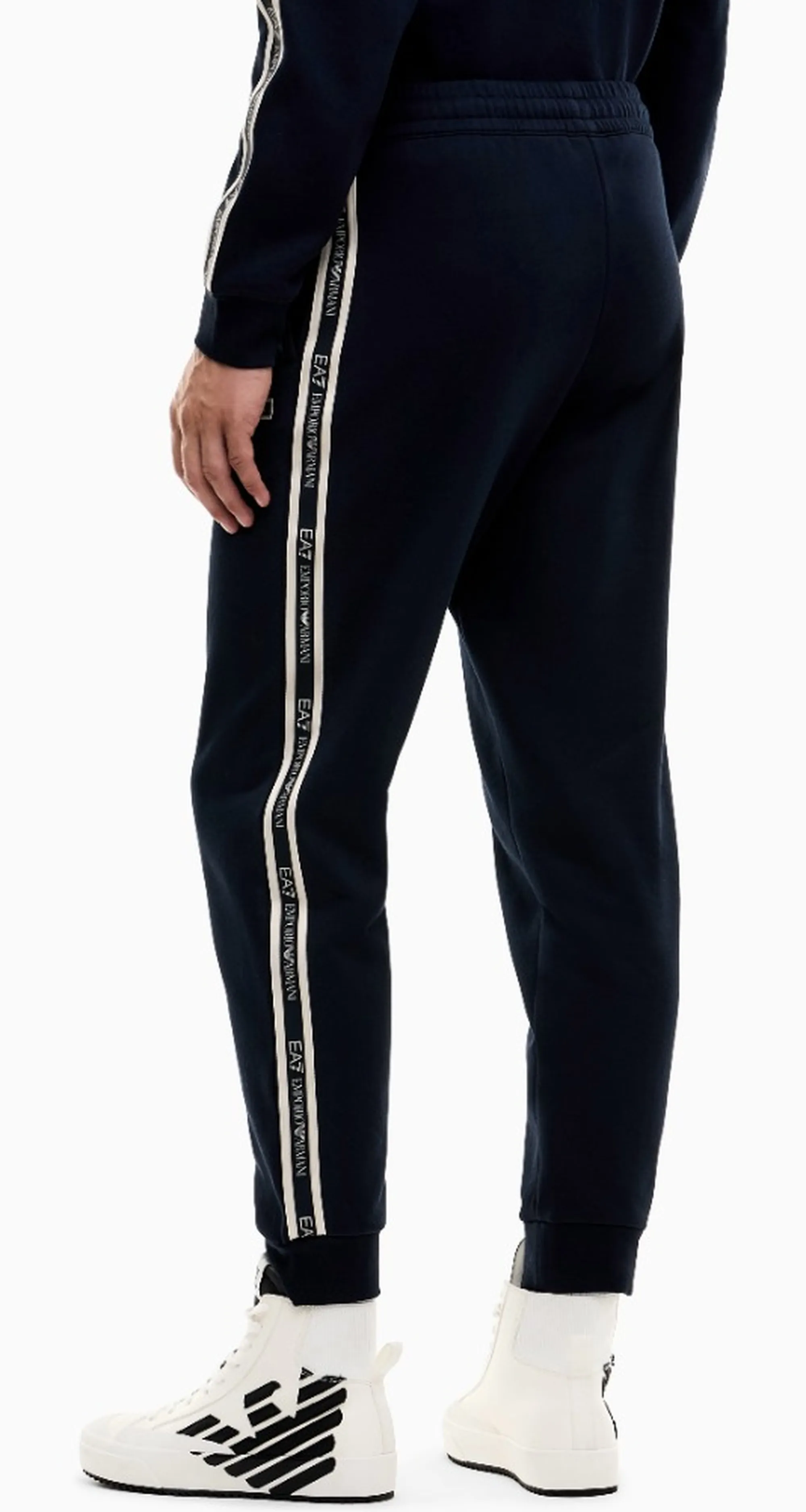 Ea7 Pantalone Logo Series Blu 7M002198Af10377 191046