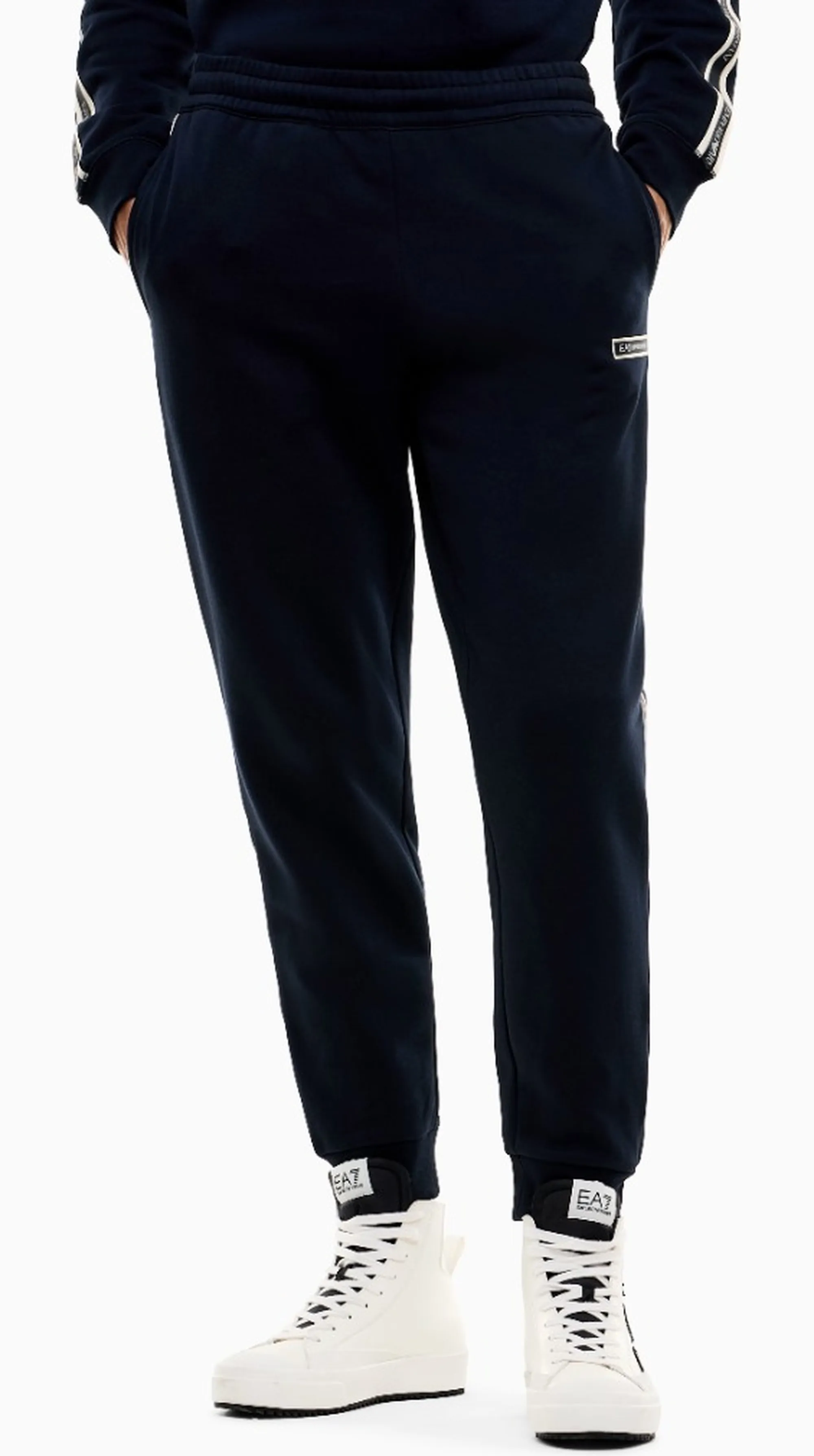 Ea7 Pantalone Logo Series Blu 7M002198Af10377 191049