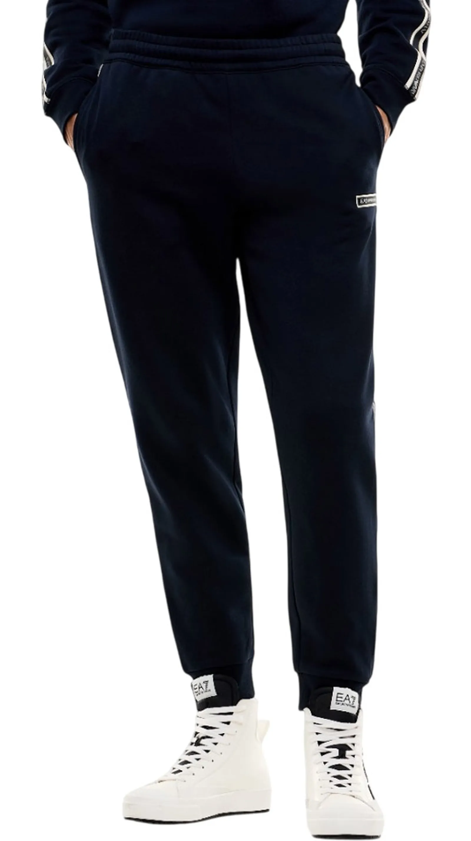 Ea7 Pantalone Logo Series Blu 7M002198Af10377 191949