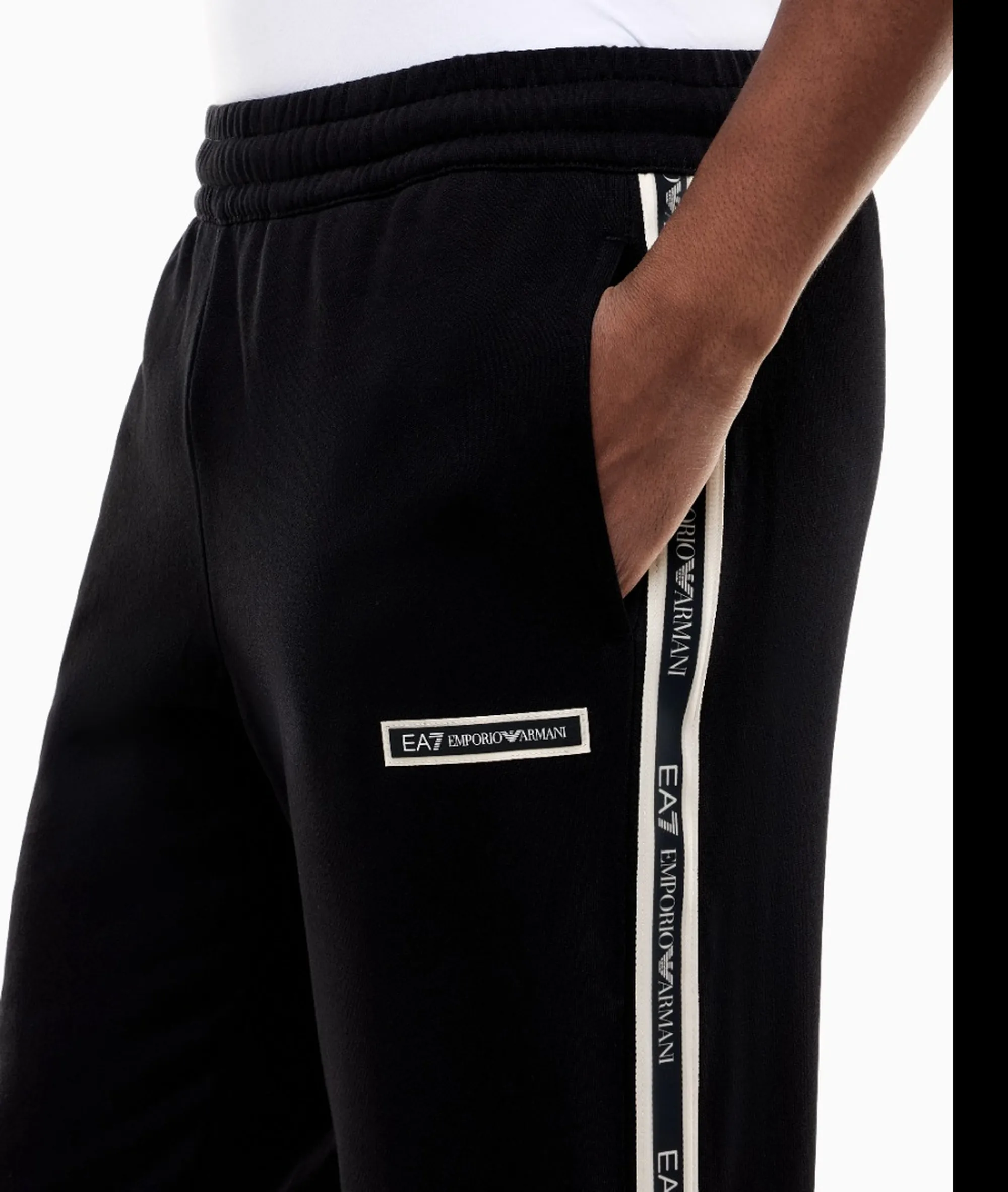 Ea7 Pantalone Logo Series Nero 7M002198Af10377 191052