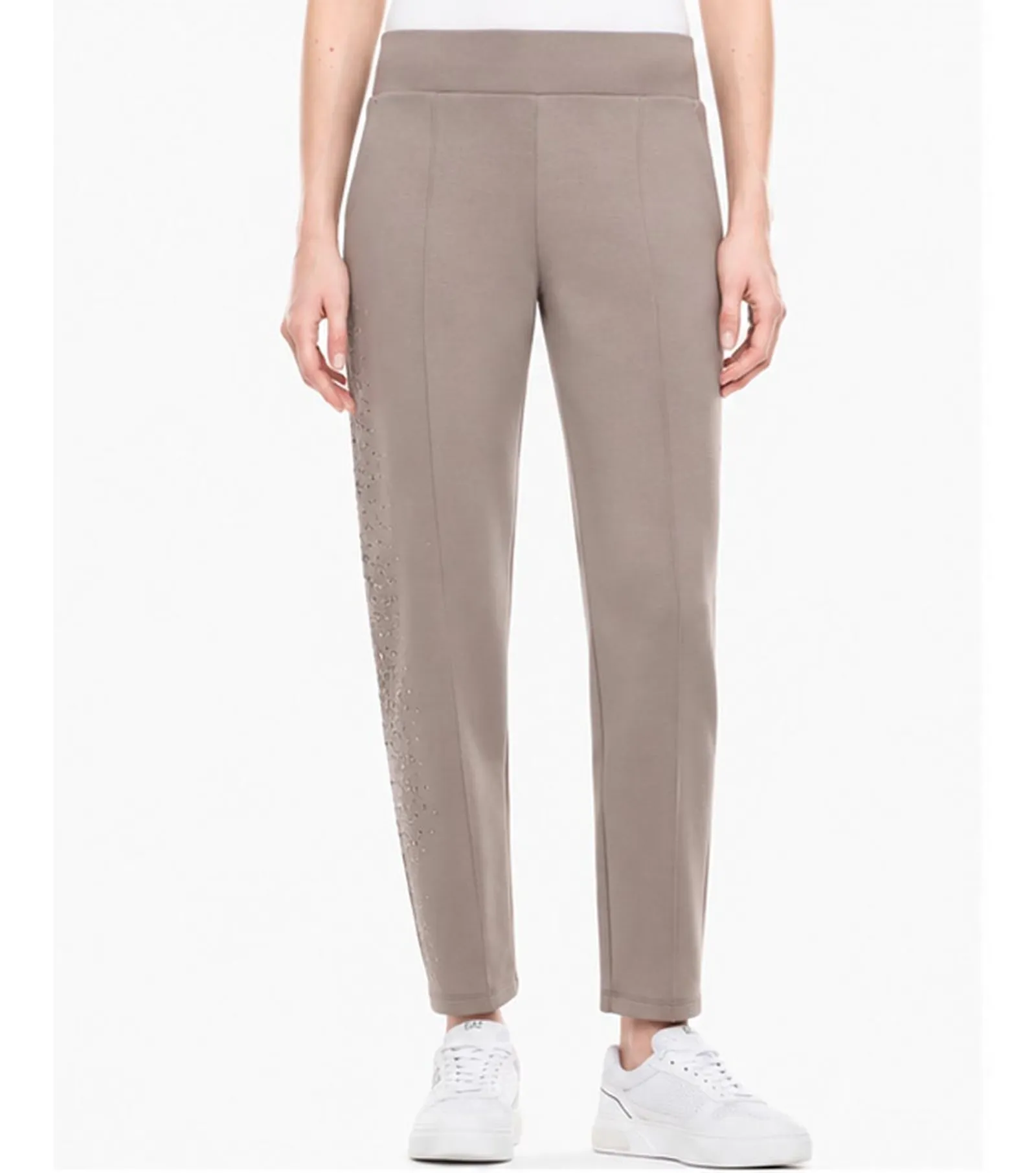 Ea7 Pantalone Precious In Jersey Modal Beige 7W001427Af24375 190886