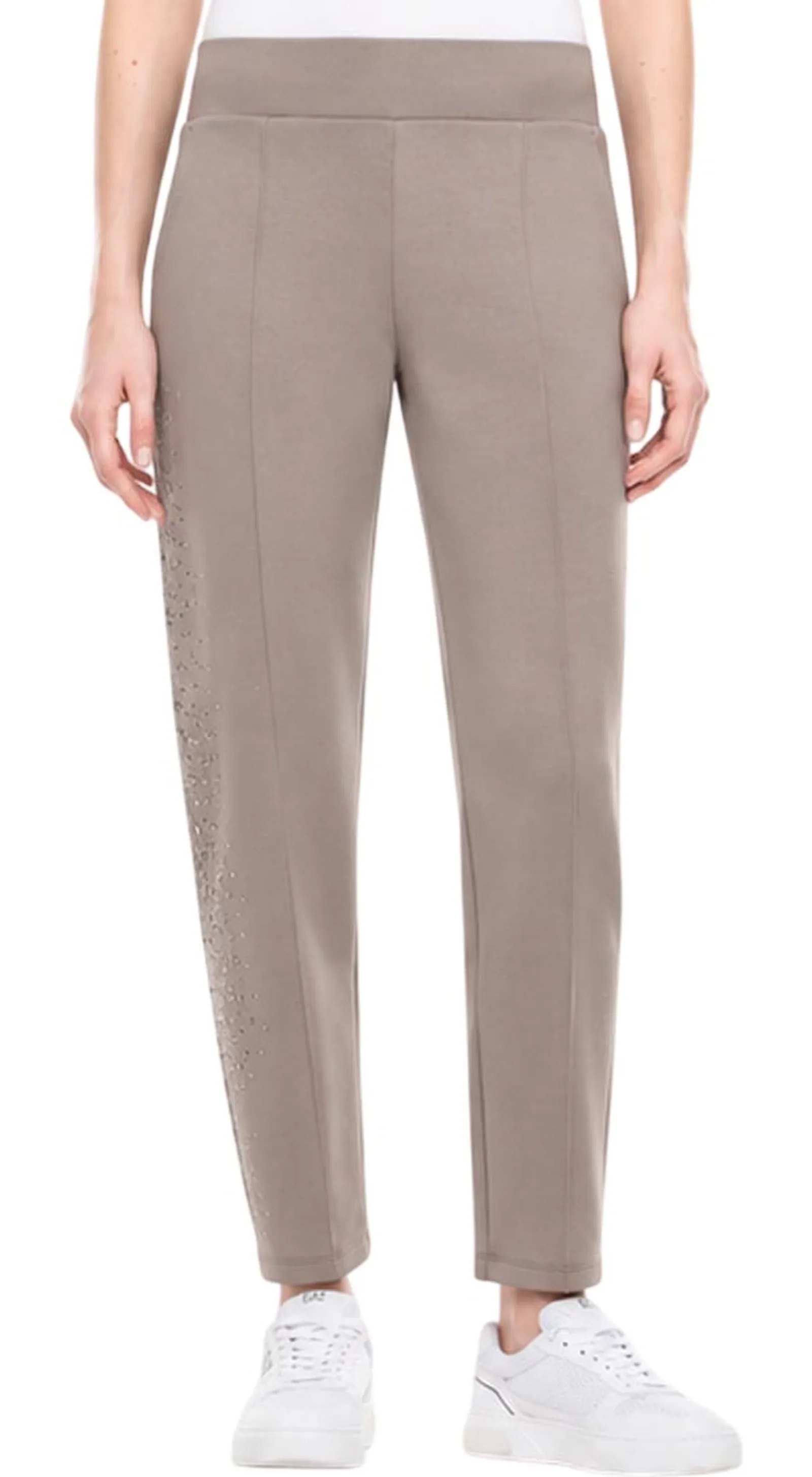Ea7 Pantalone Precious In Jersey Modal Beige 7W001427Af24375 195906