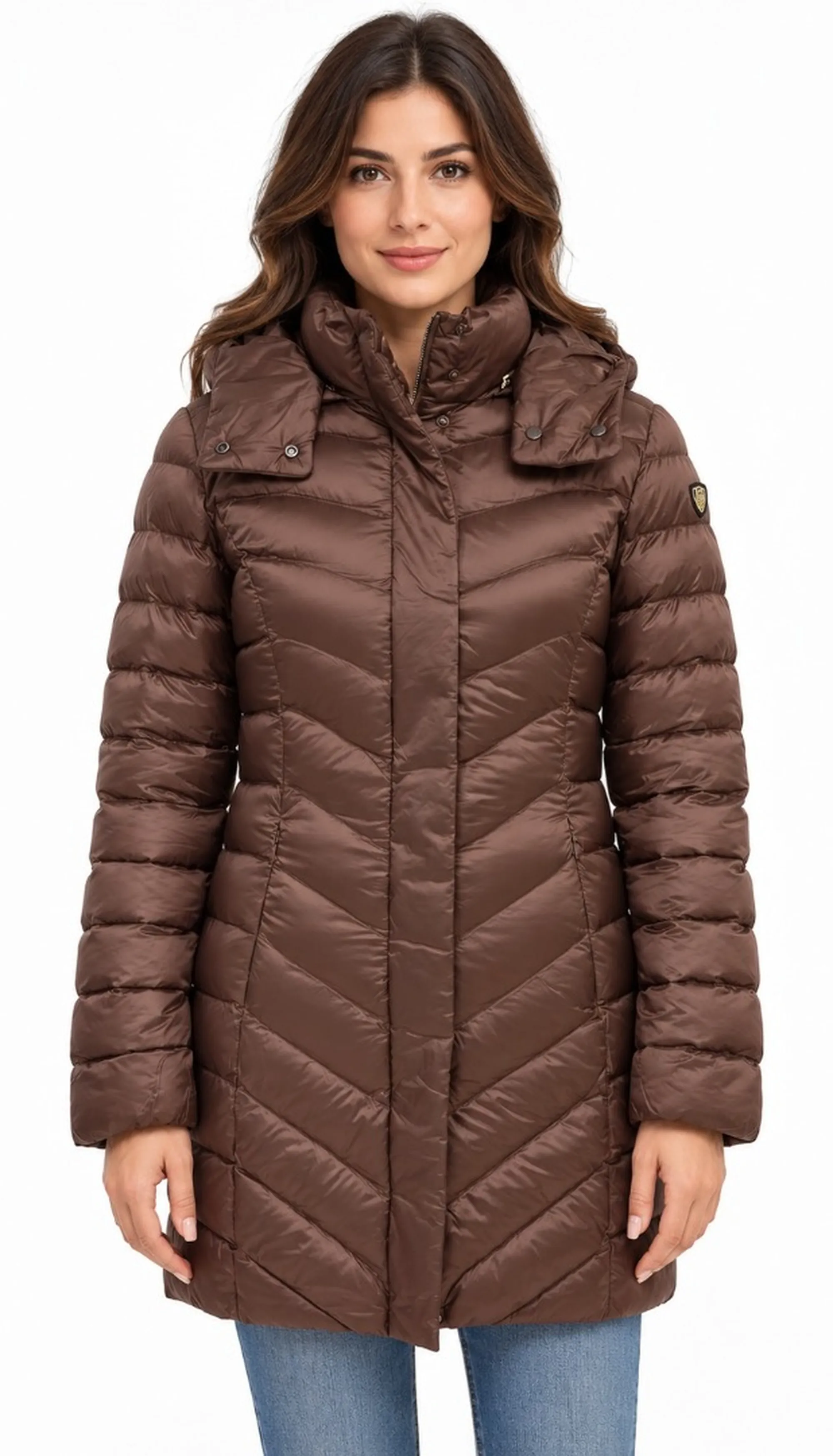 Ea7 Piumino Ea7 Cioccolato 7W001532Af16413 191021