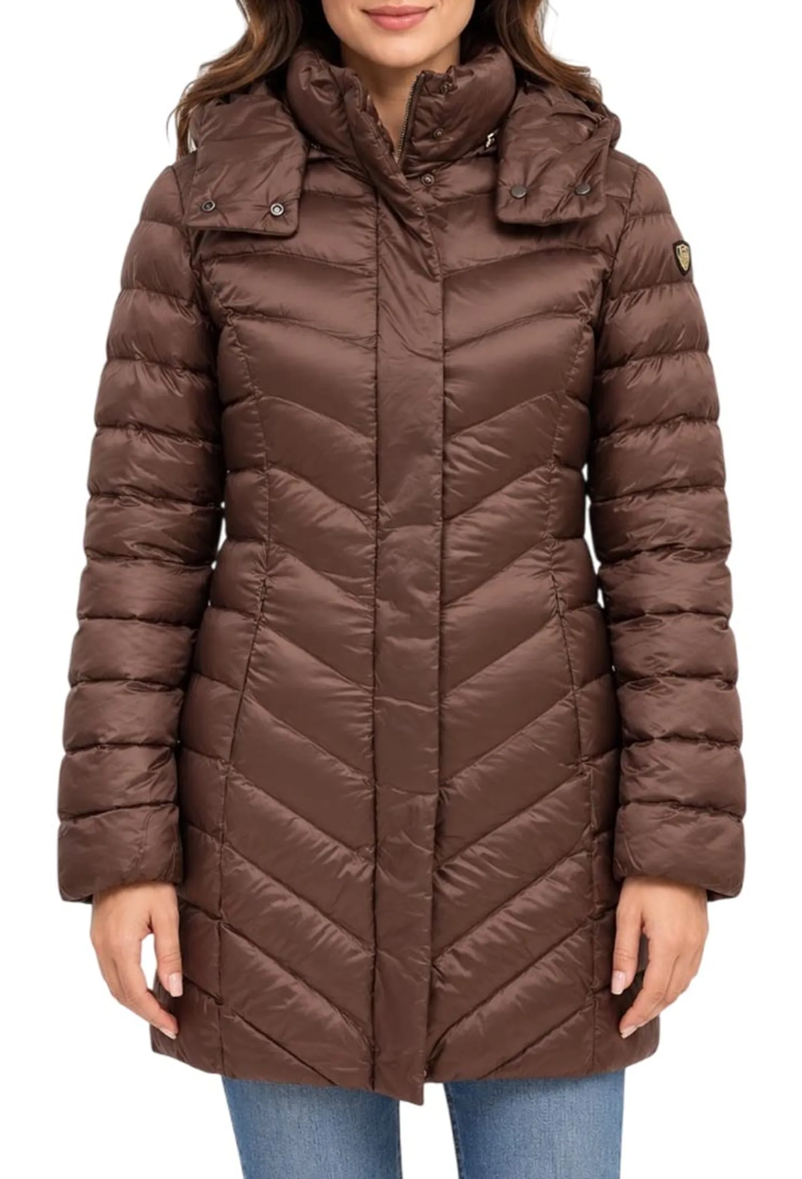 Ea7 Piumino Ea7 Cioccolato 7W001532Af16413 195167
