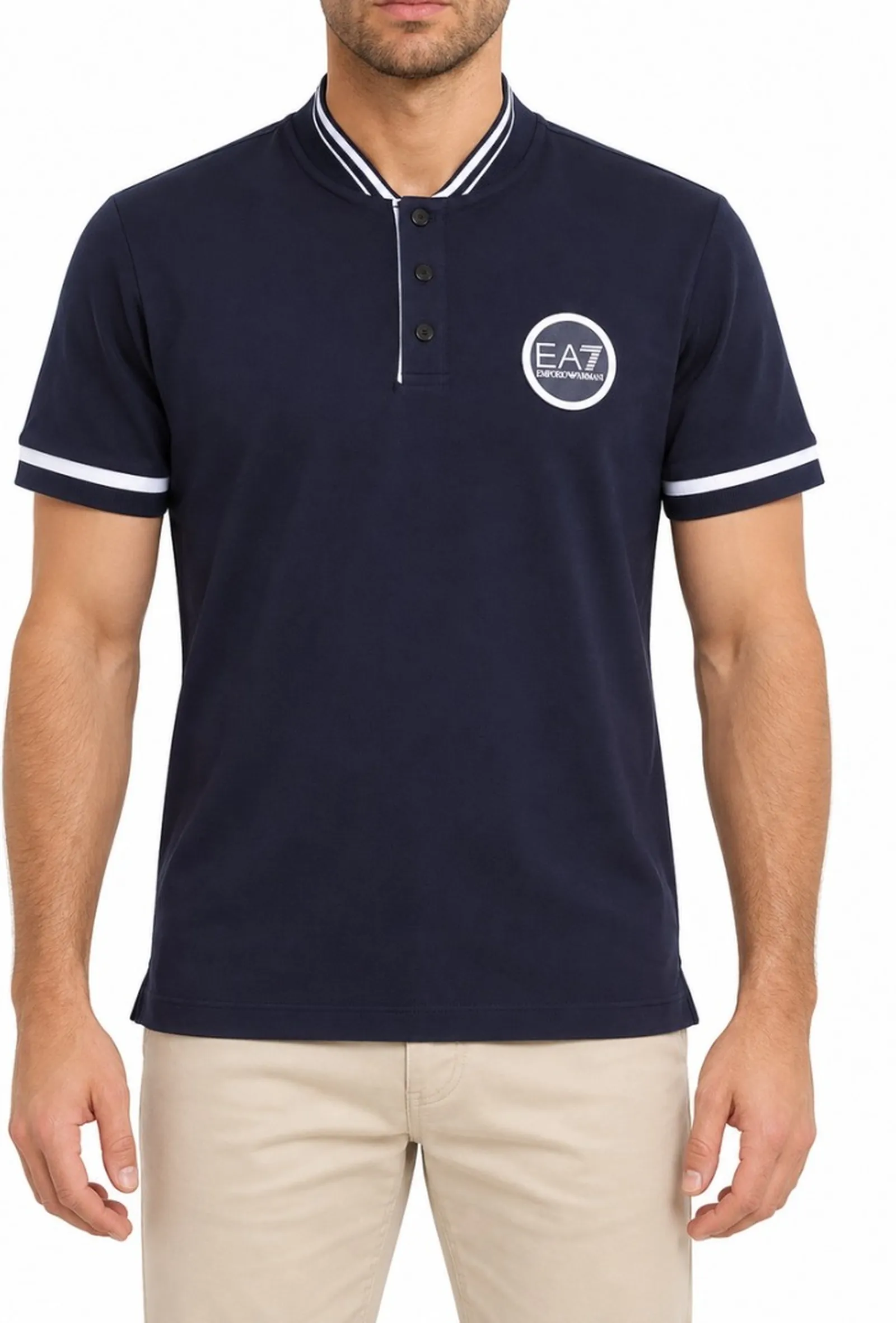 Ea7 Polo Blu 3Lpf18Pj4Mz 199632