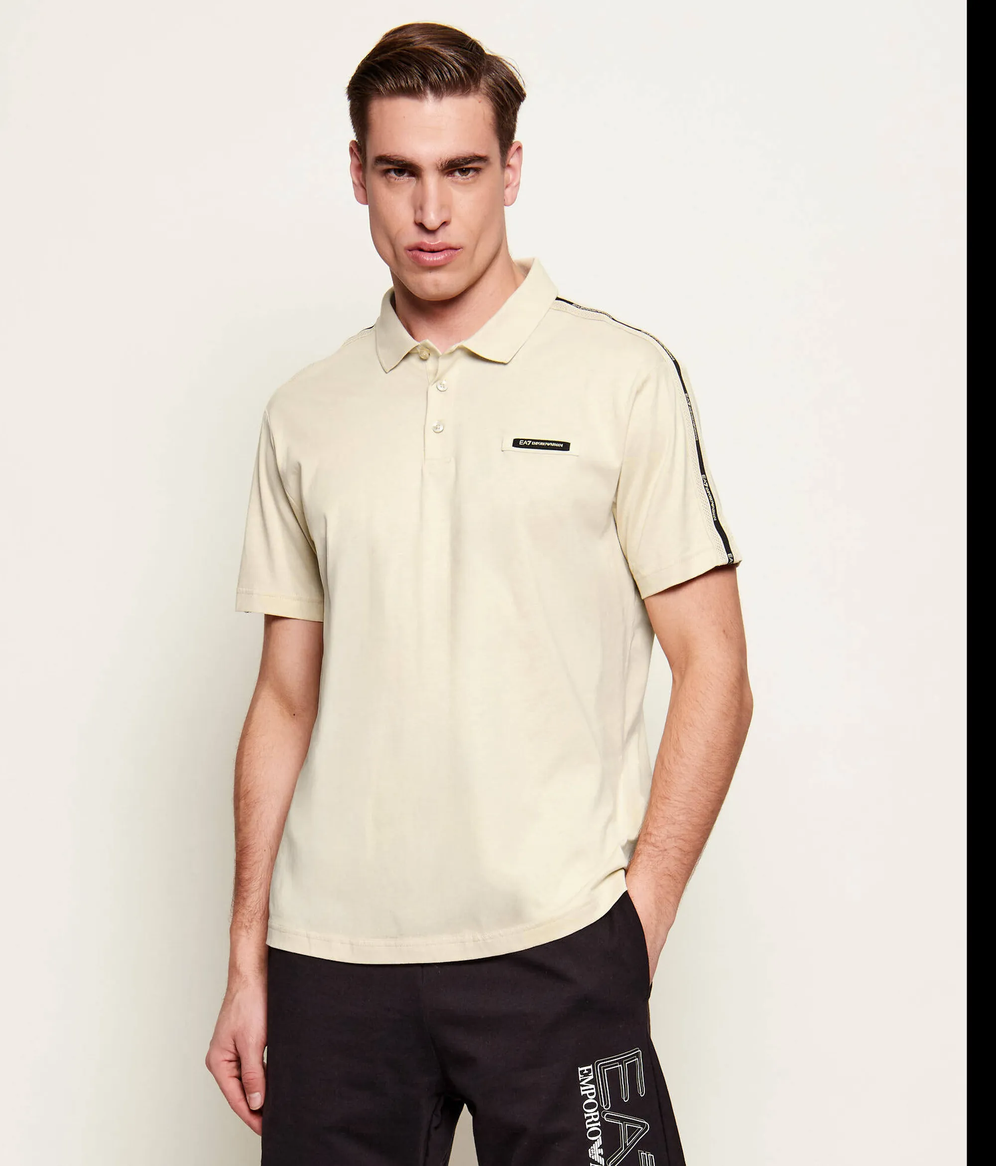 Ea7 Polo Logo Series Beige 7M001477Af10375 174478