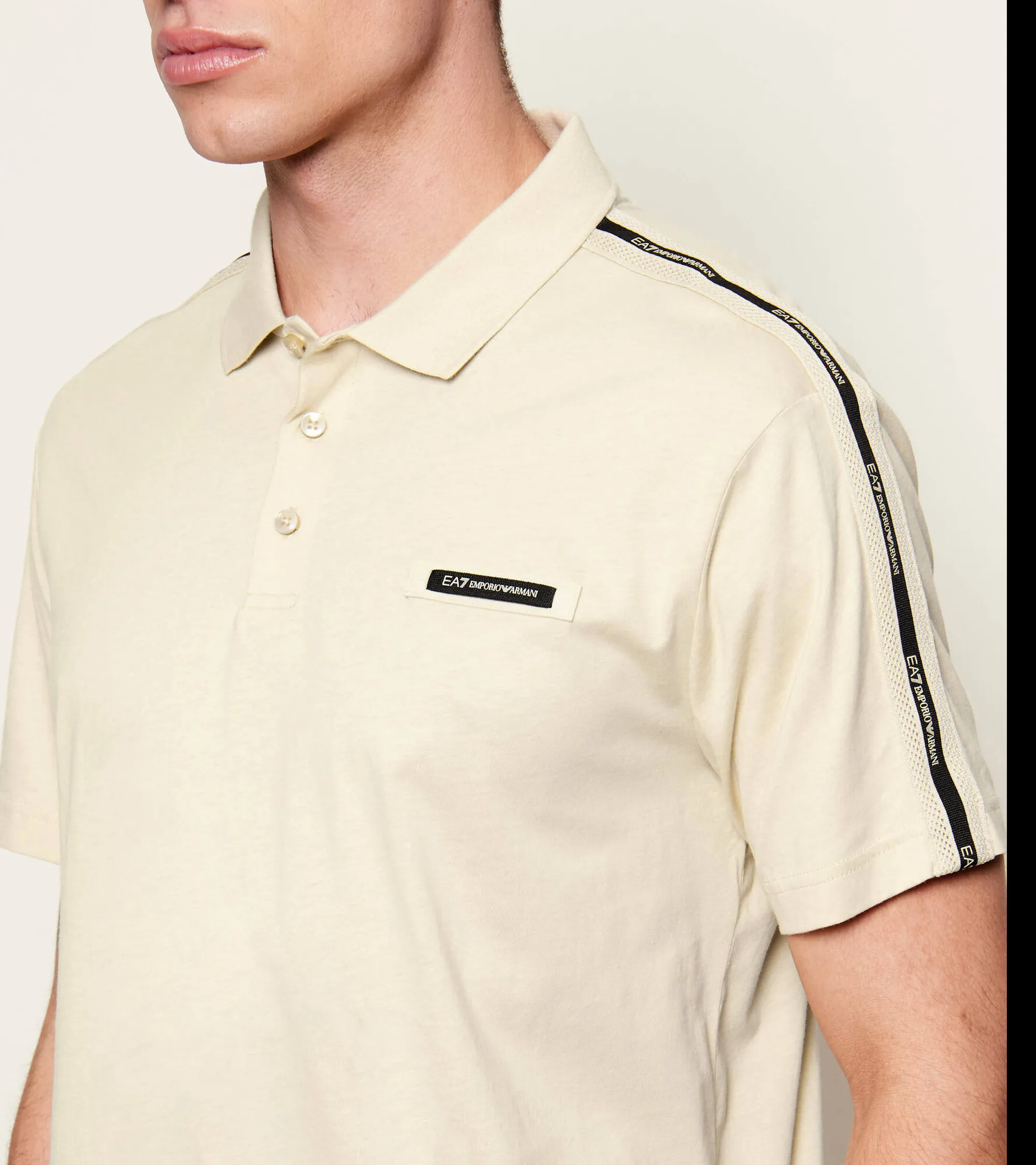 Ea7 Polo Logo Series Beige 7M001477Af10375 174479
