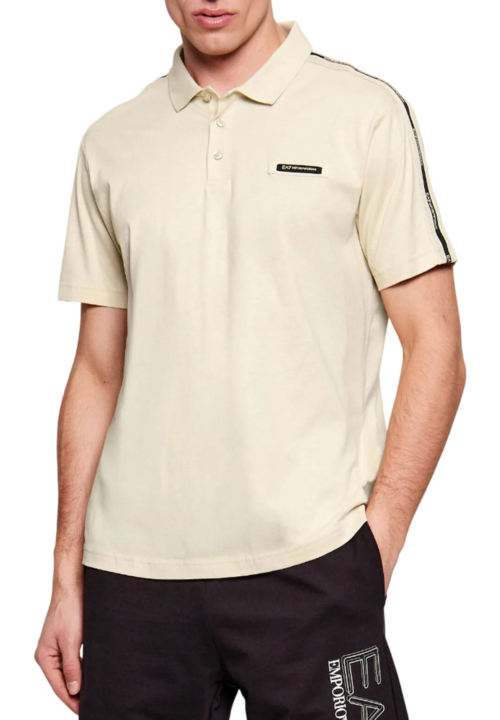 Ea7 Polo Logo Series Beige 7M001477Af10375 180030