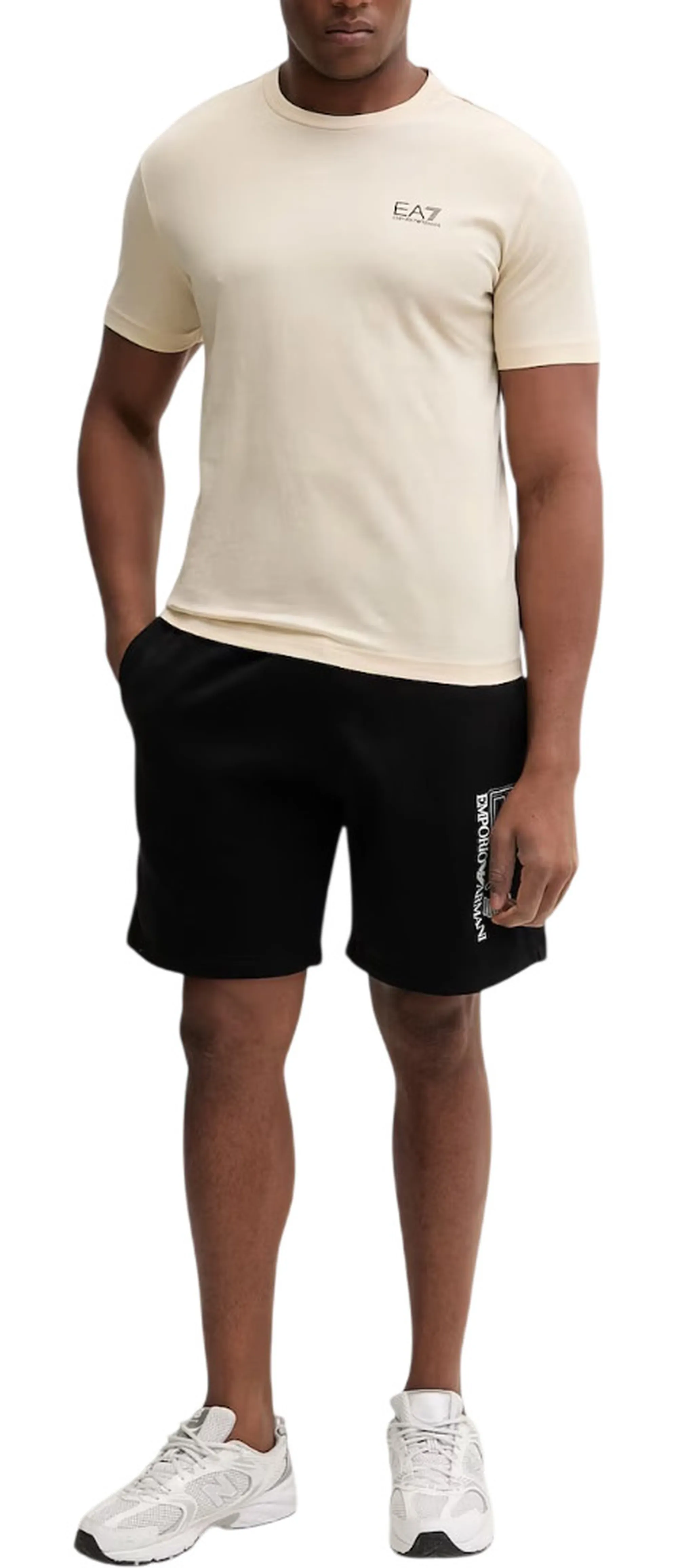 Ea7 B'T-Shirt ' Beige 7M000567Af10375 177551