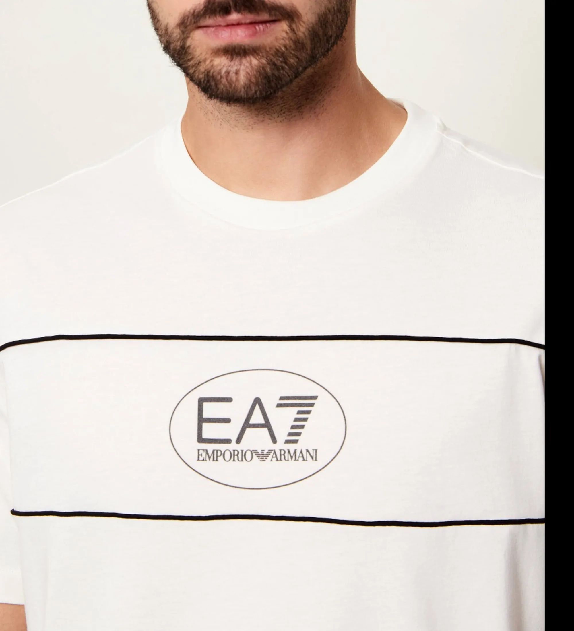 Ea7 B'T-Shirt' White 7M001494Af16548 181372