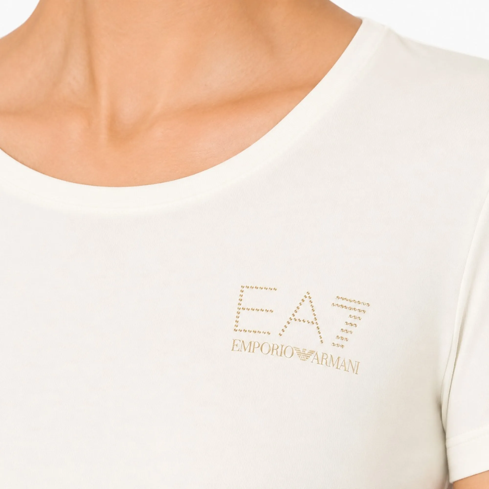 Ea7 B'T-Shirt ' Off-White 8Ntt65Tjdqz 184112