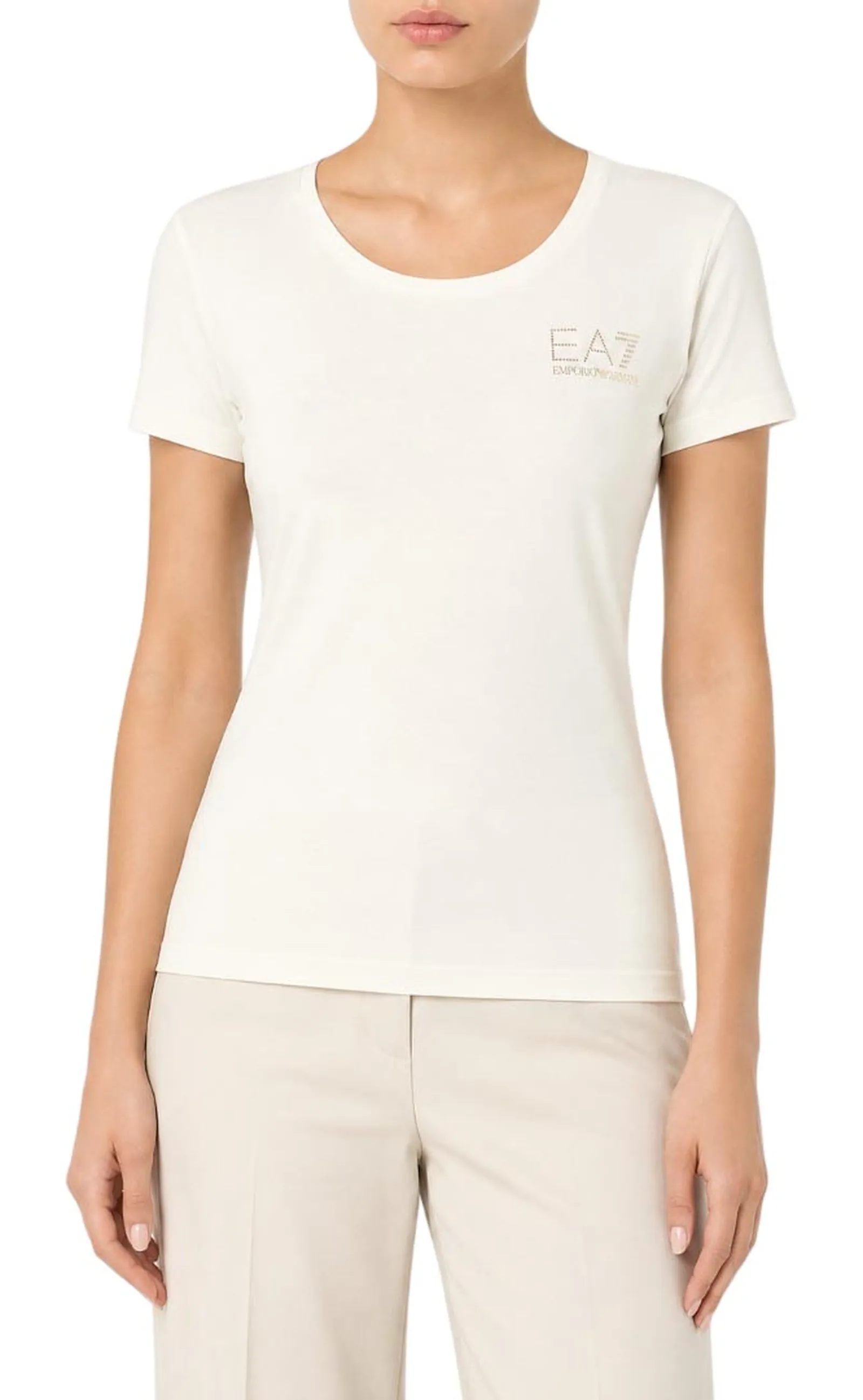 Ea7 T-Shirt Bianco Sporco 8Ntt65Tjdqz 200032