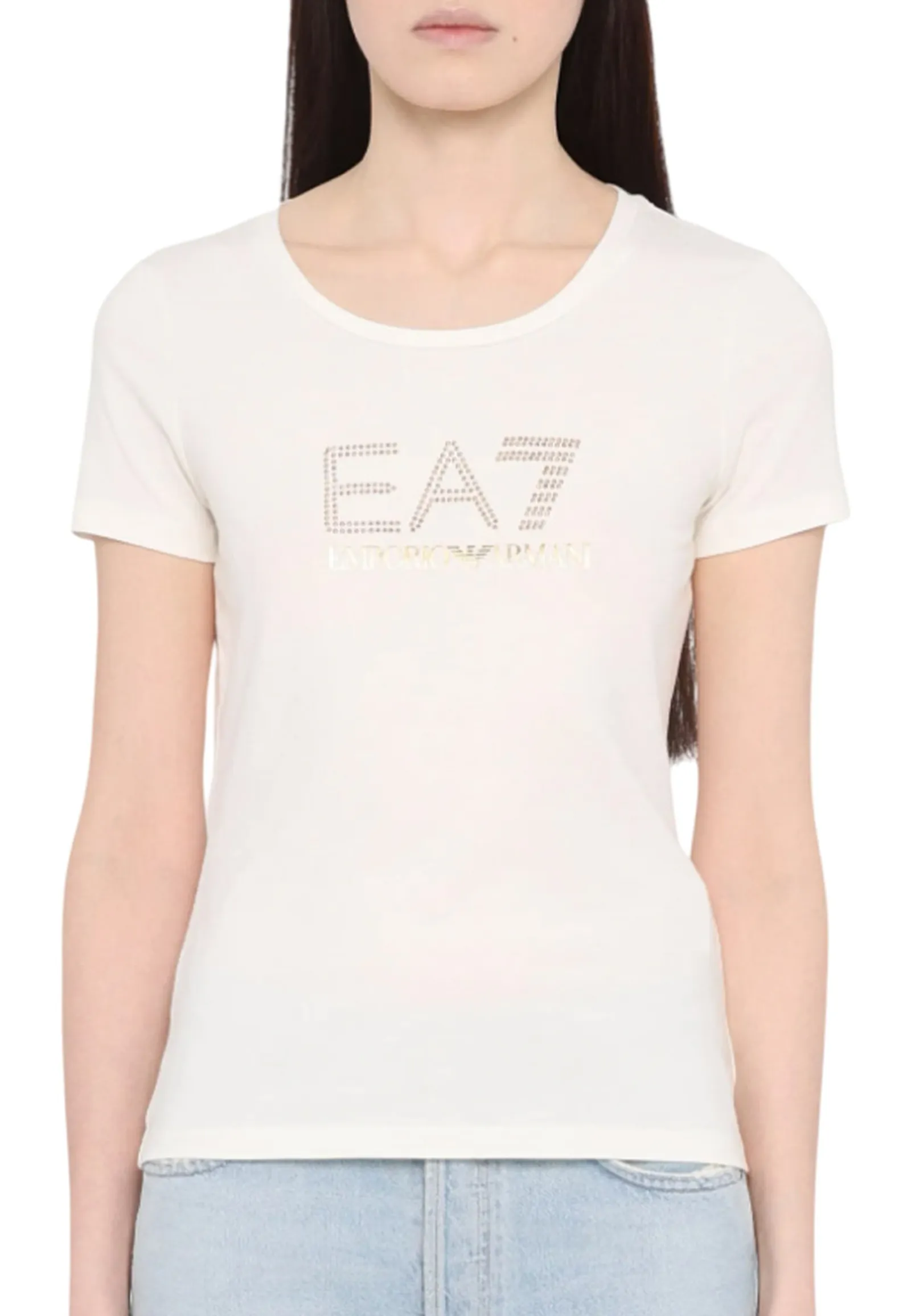 Ea7 T-Shirt Bianco Sporco 8Ntt67Tjdqz 145784