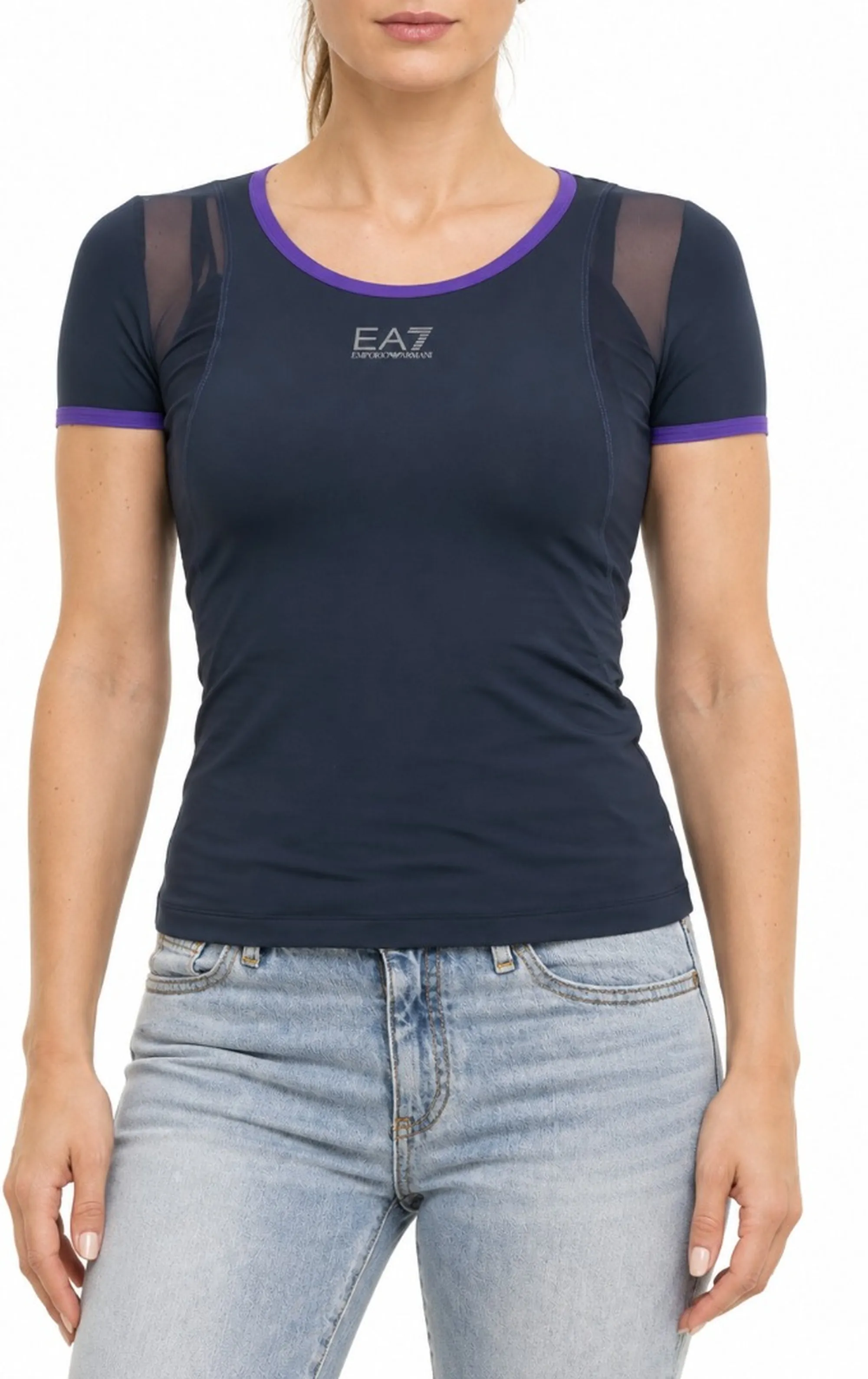 Ea7 B'T-Shirt ' Blu 6Ltt02Tjjez 192130