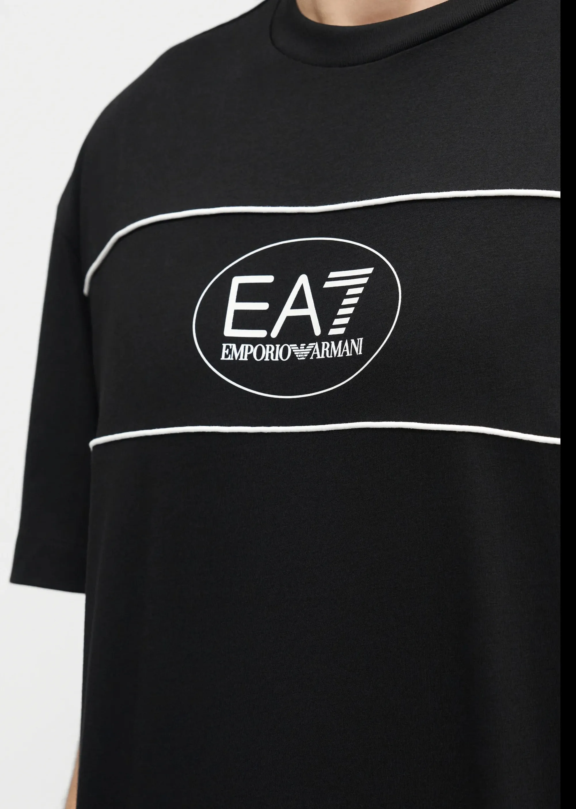 Ea7 B'T-Shirt' Black 7M001494Af16548 181013