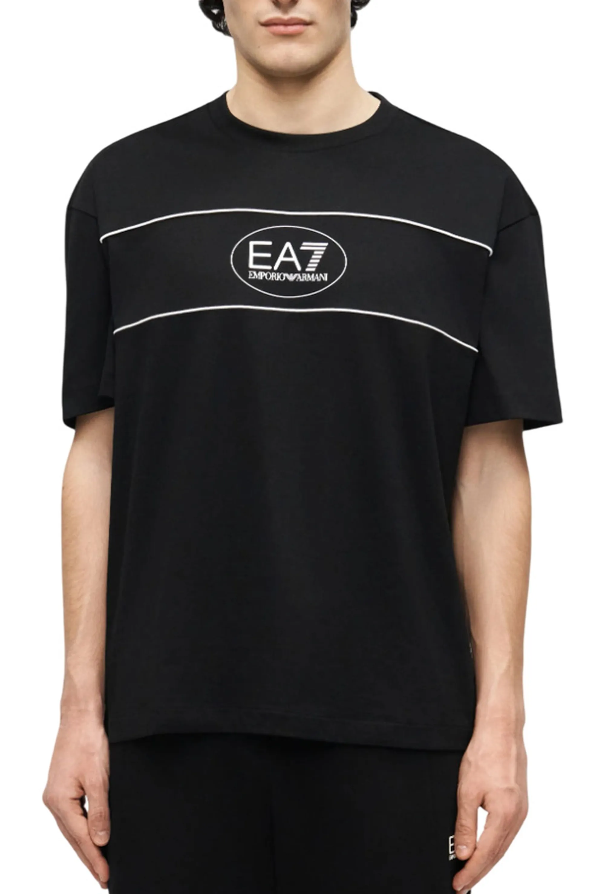 Ea7 B'T-Shirt' Black 7M001494Af16548 181148