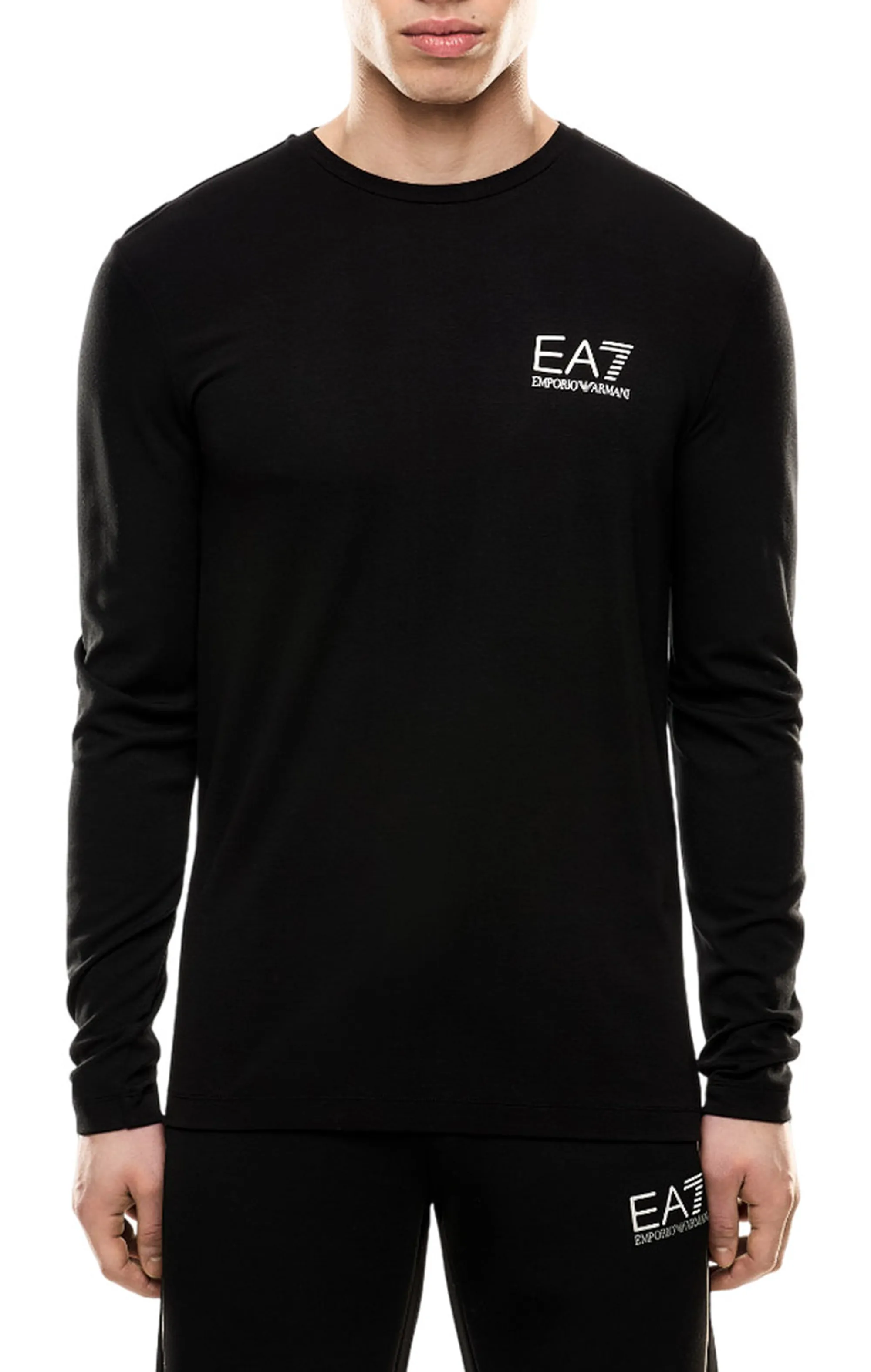 Ea7 B'Long-Sleeved T-Shirt' Black 7M000668Af13739 161172