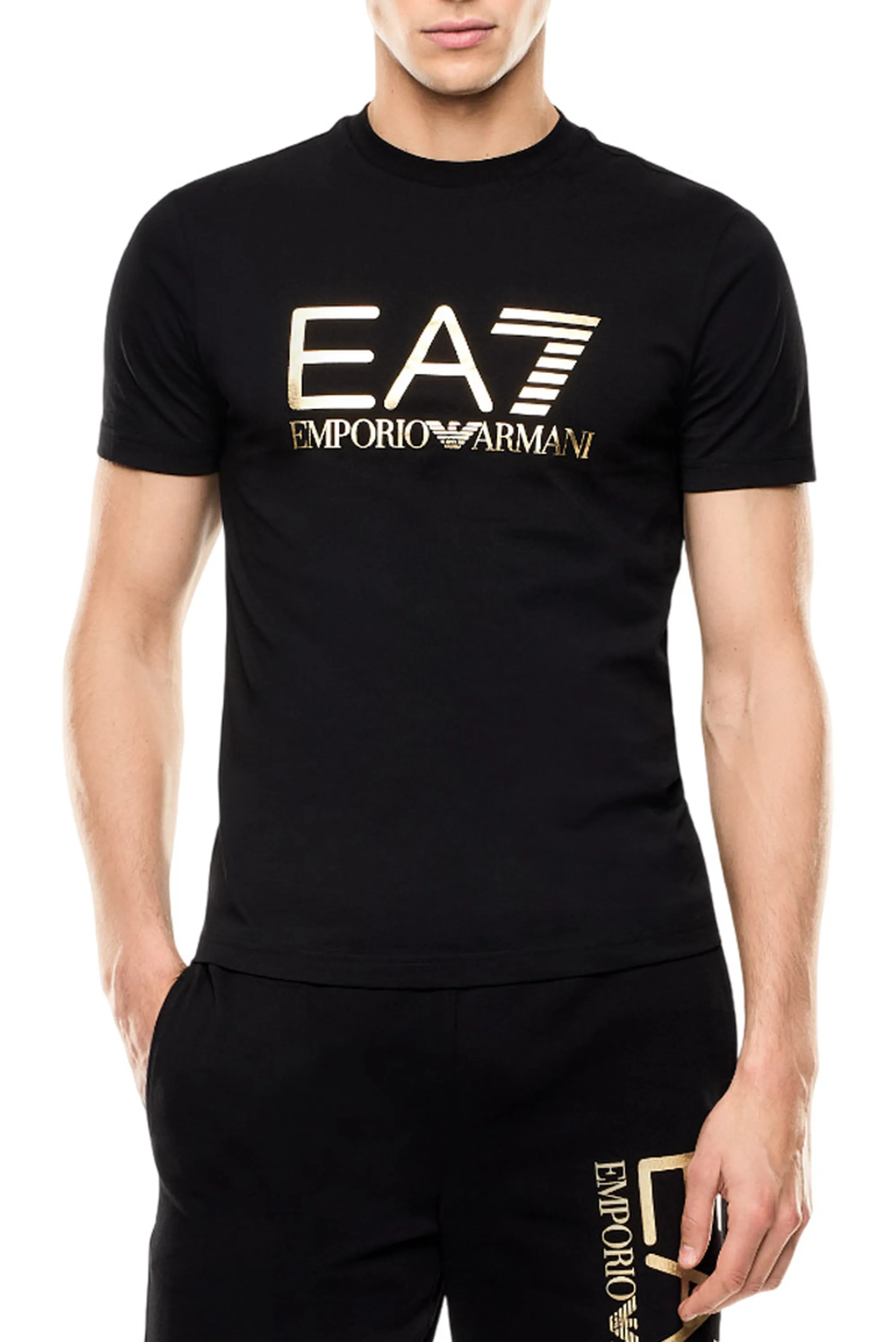 Ea7 B'T-Shirt Core Indentity' Black 7M001412Af22264 177630