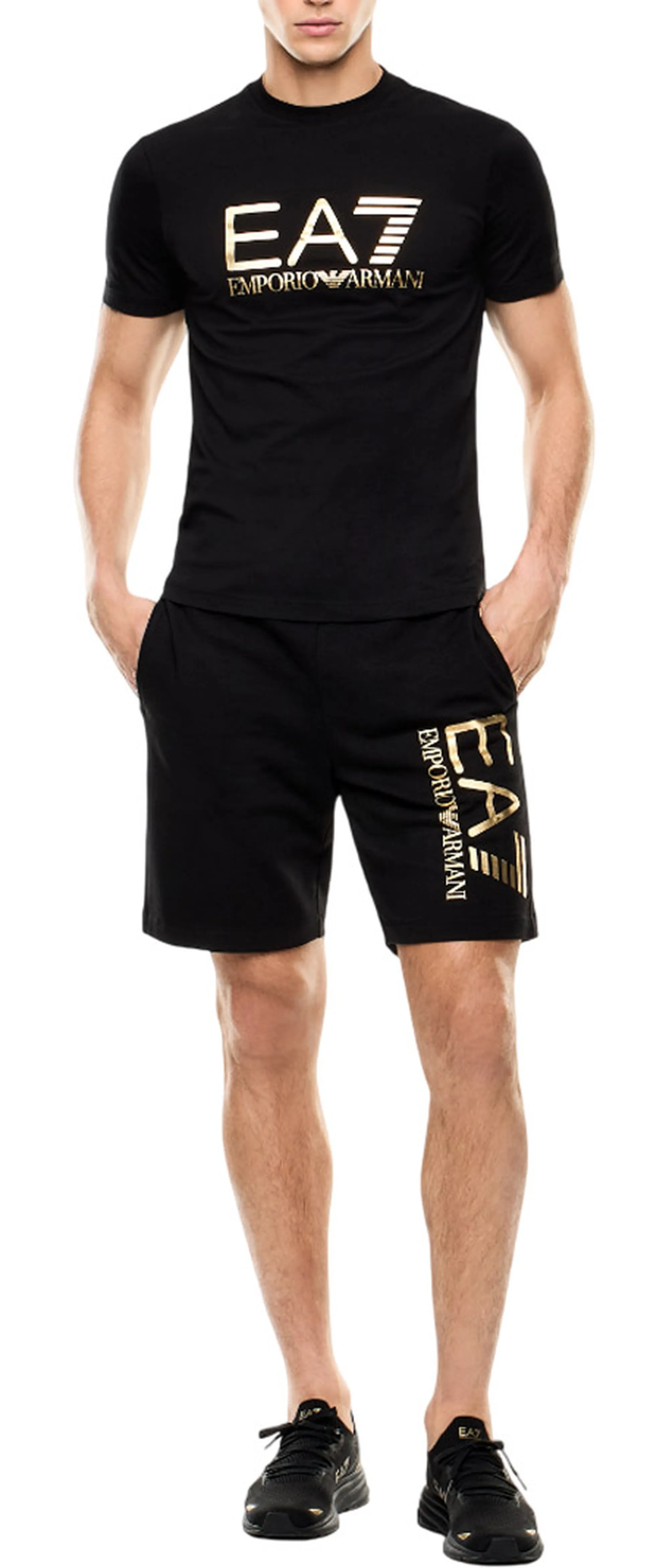 Ea7 B'T-Shirt Core Indentity' Black 7M001412Af22264 177636