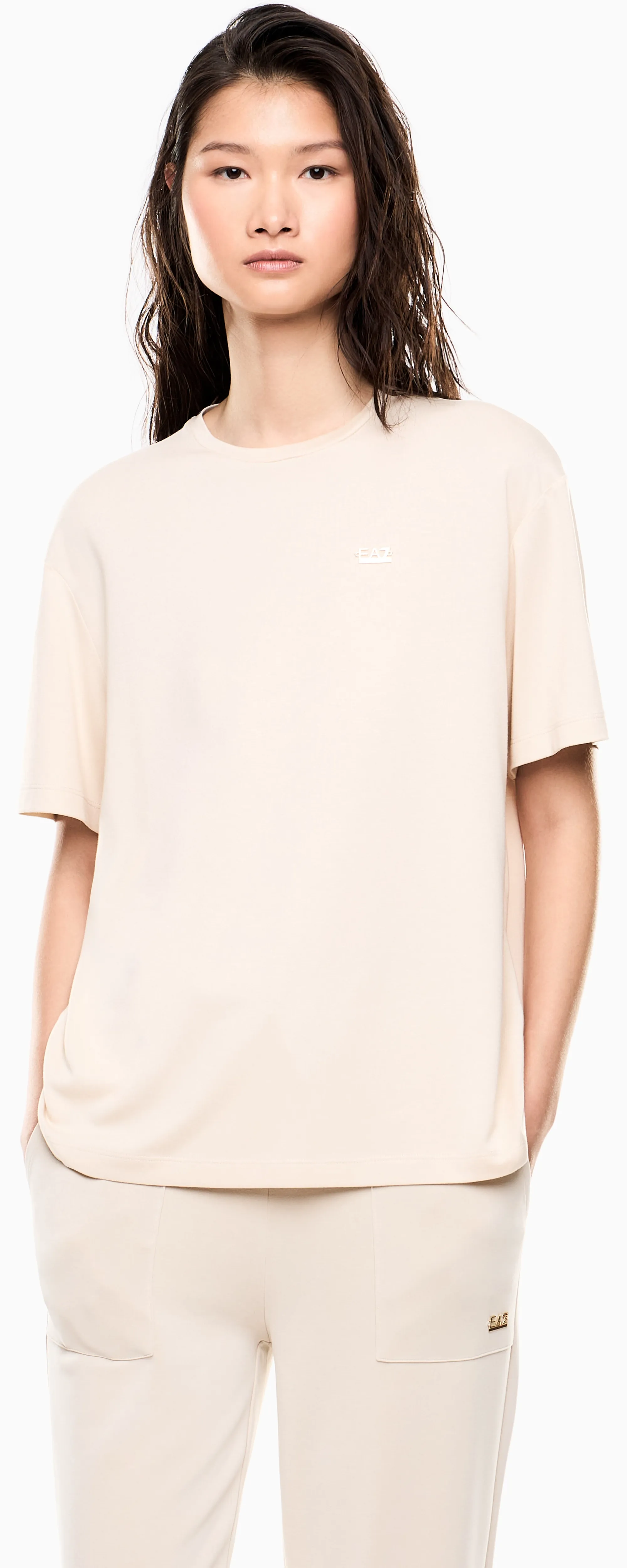 Ea7 T-Shirt Core Lady Relax Beige 7W000189Af13919 174674