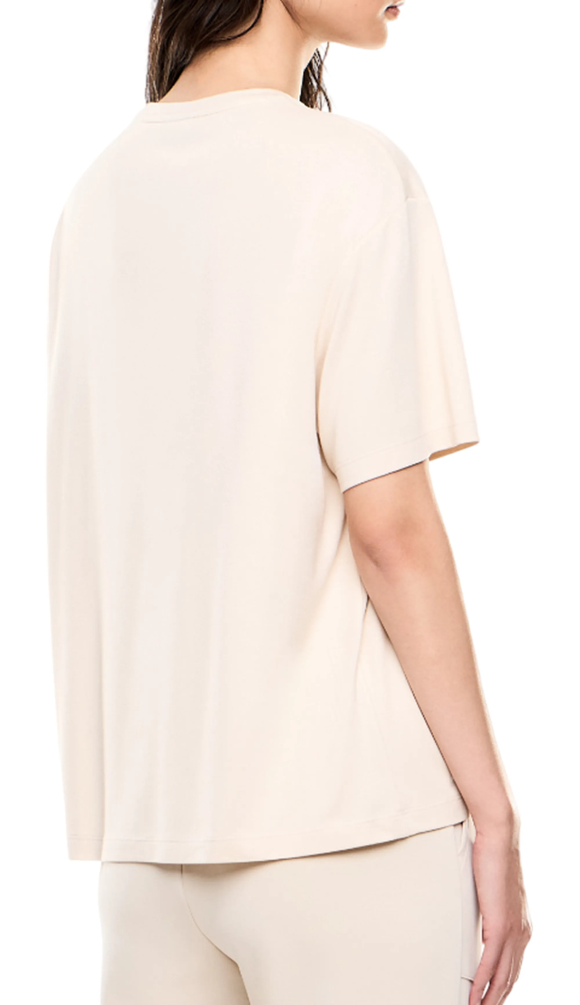 Ea7 B'T-Shirt Core Lady Relax' Beige 7W000189Af13919 176033