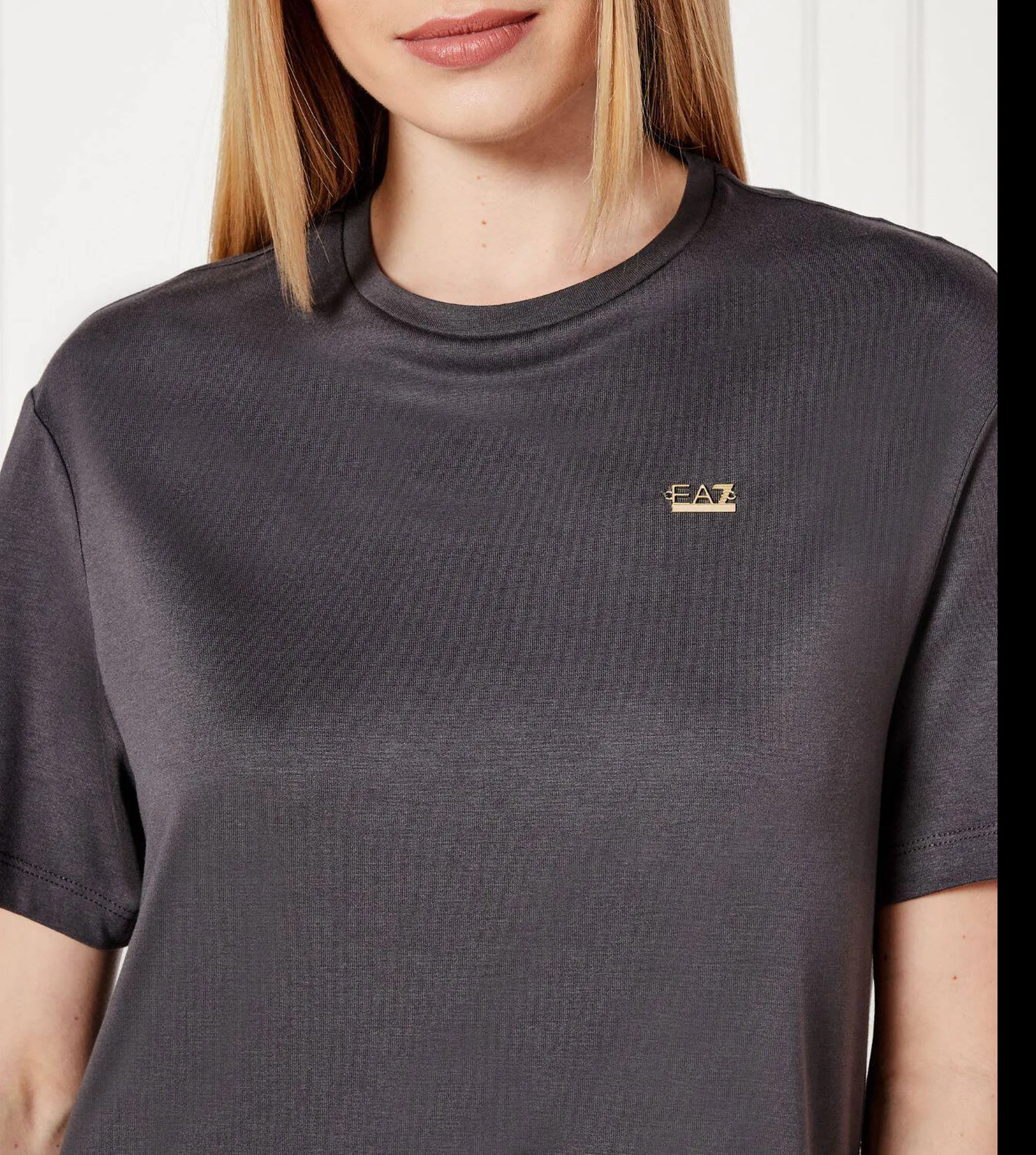 Ea7 T-Shirt Core Lady Relax Grigio 7W000189Af13919 174679
