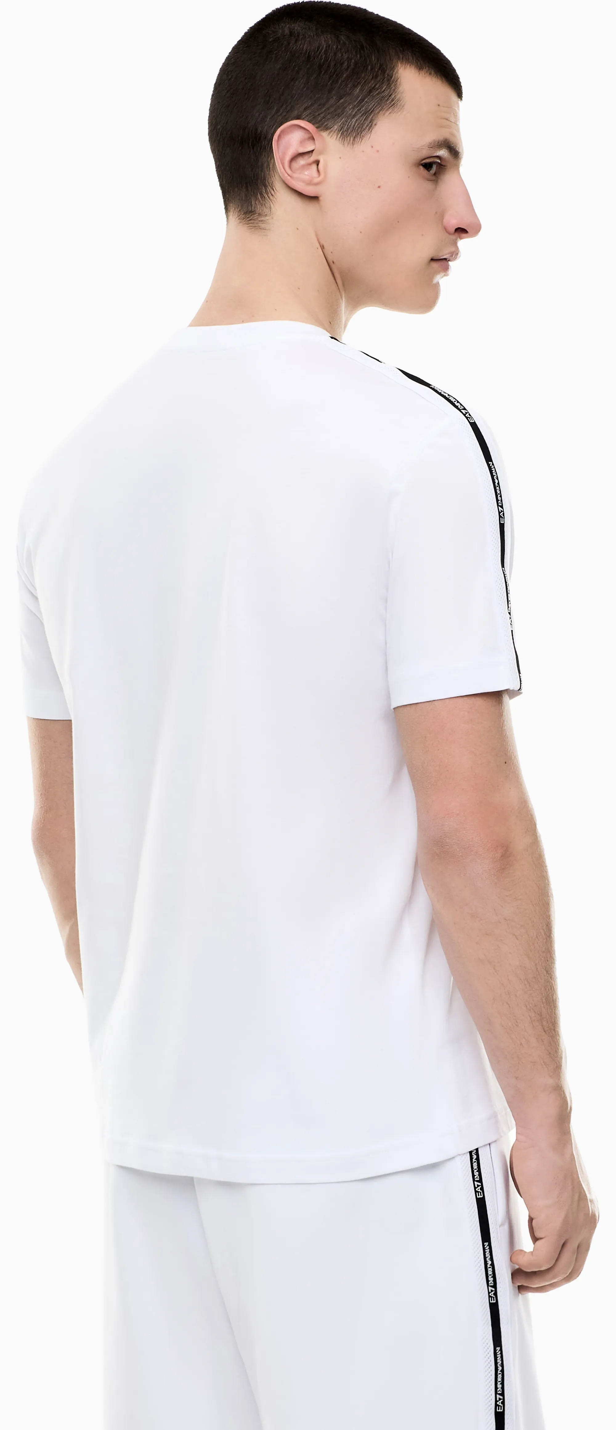 Ea7 T-Shirt Logo Series Bianco 7M001476Af10375 174458