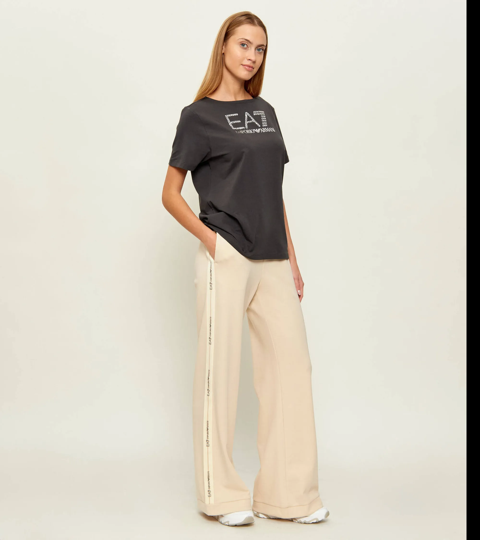 Ea7 T-Shirt Logo Series Grigio 7W001098Af14880 174669