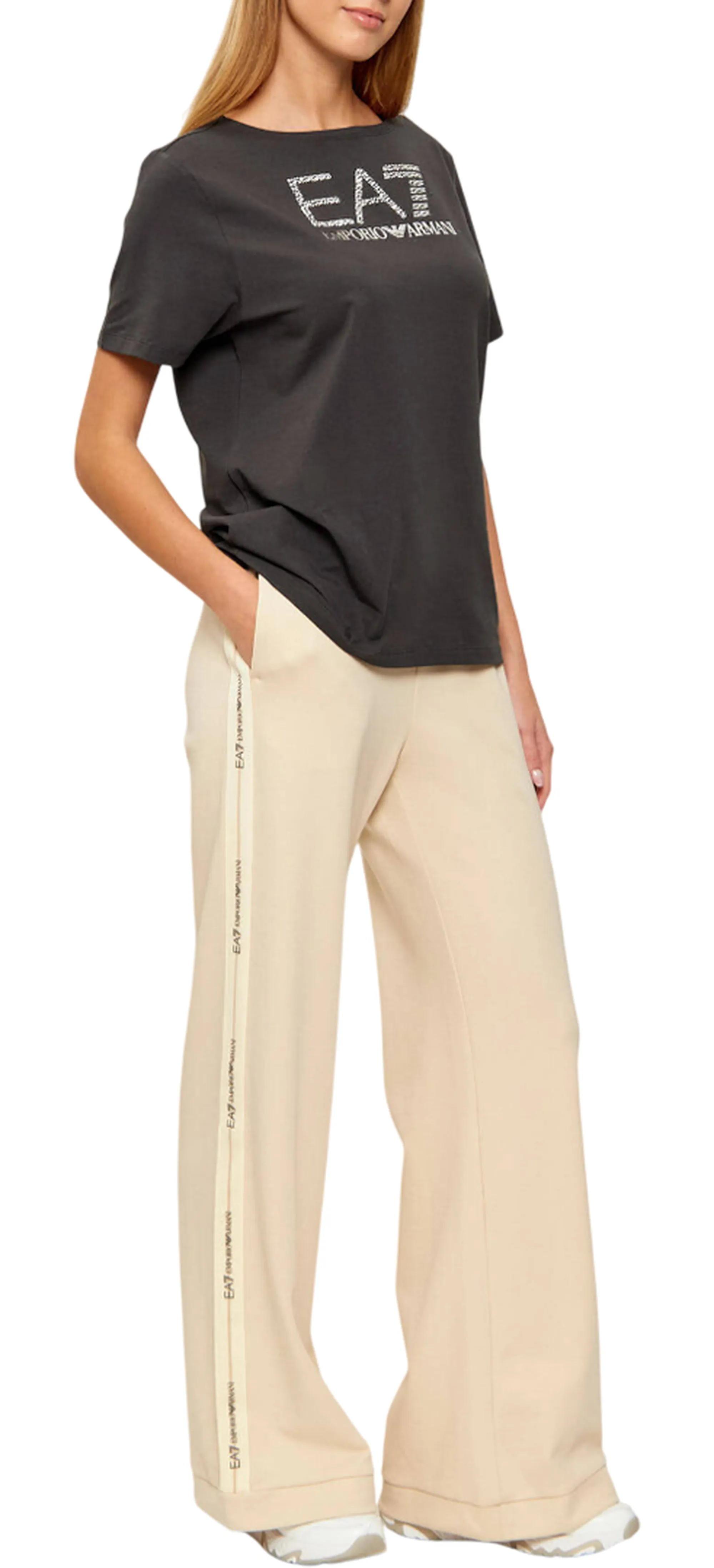 Ea7 B'T-Shirt Logo Series' Gray 7W001098Af14880 175977