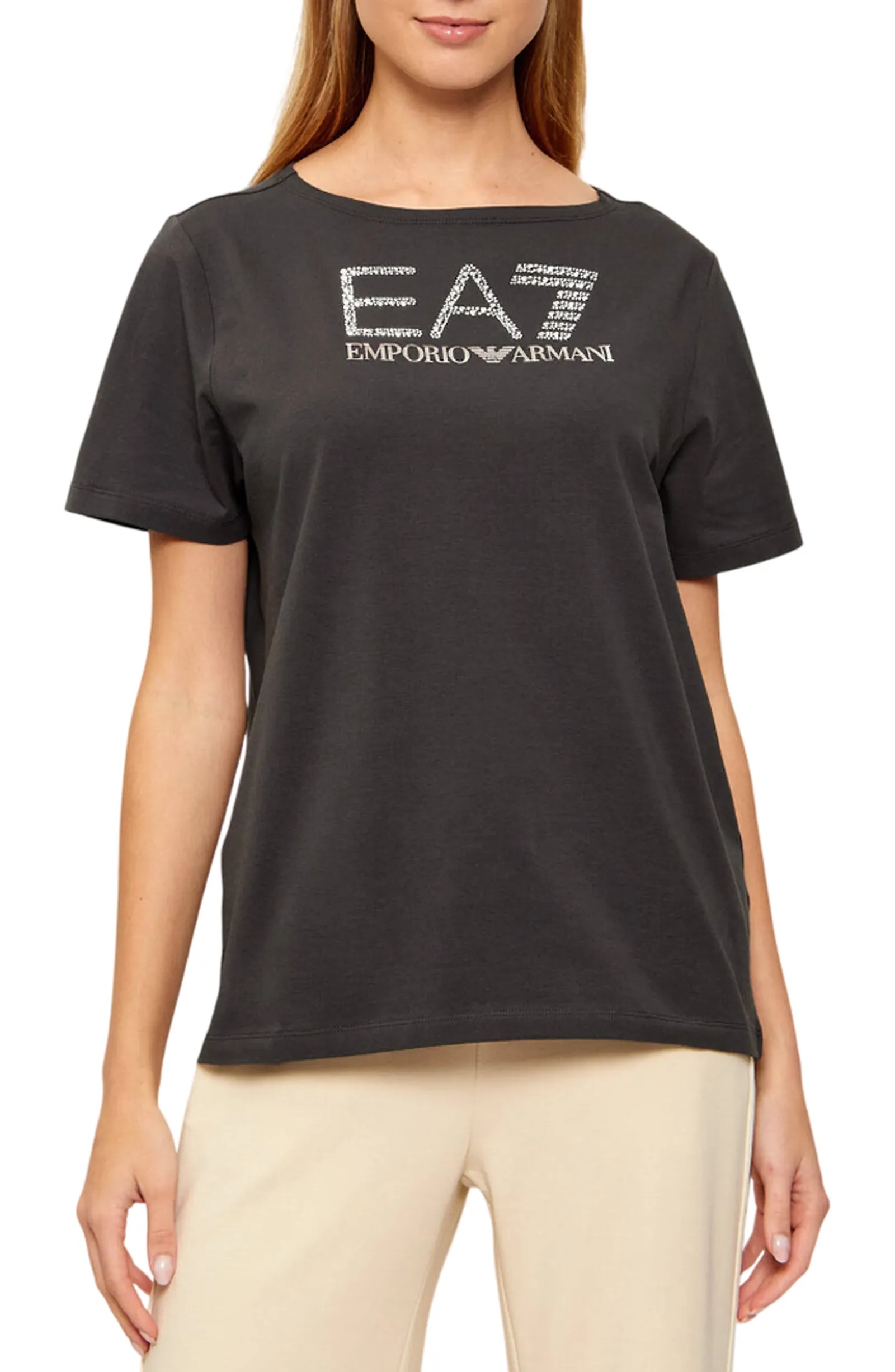 Ea7 T-Shirt Logo Series Grigio 7W001098Af14880 175979