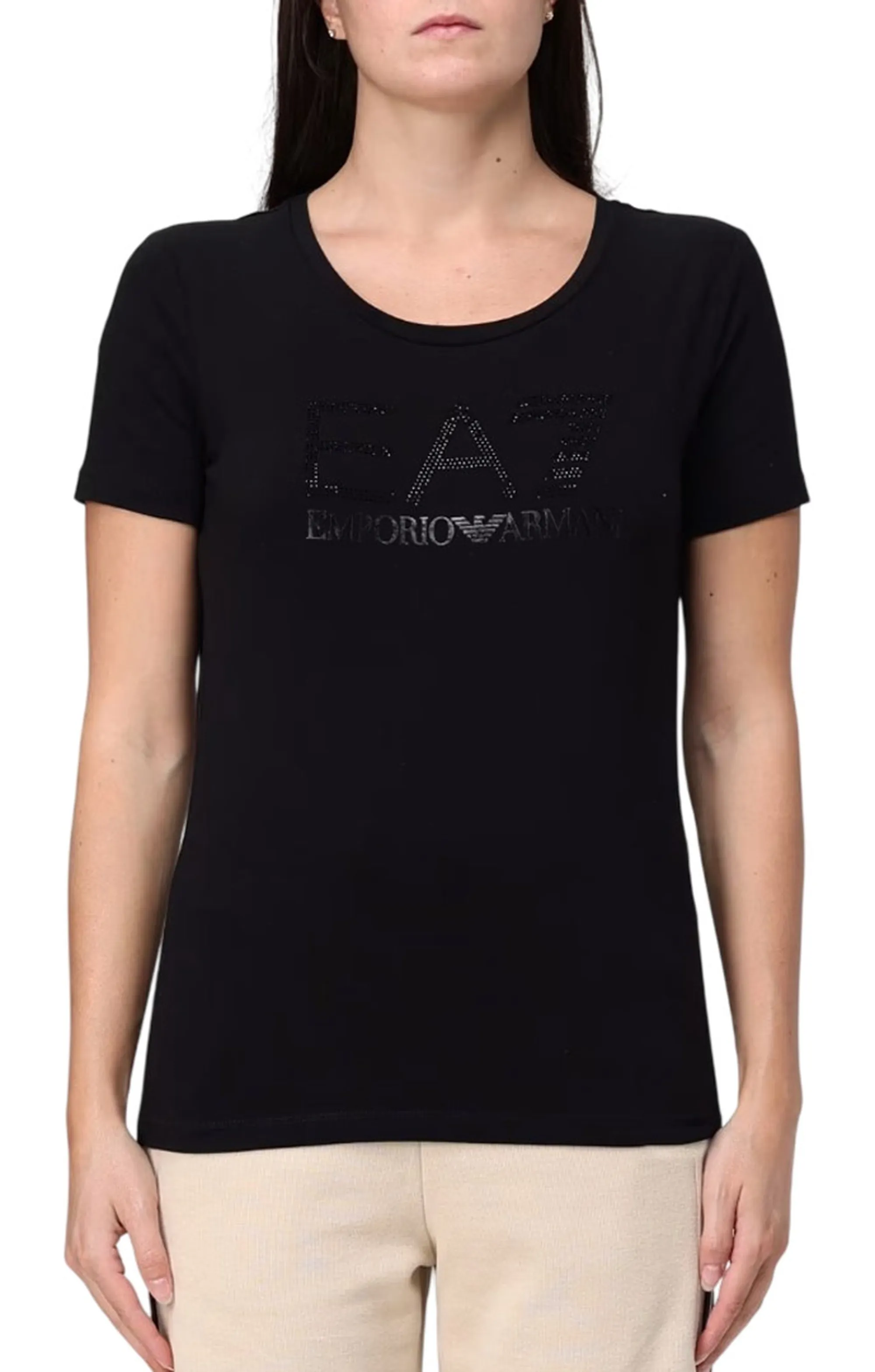 Ea7 T-Shirt Logo Series Nero 7W000536Af10373 181573