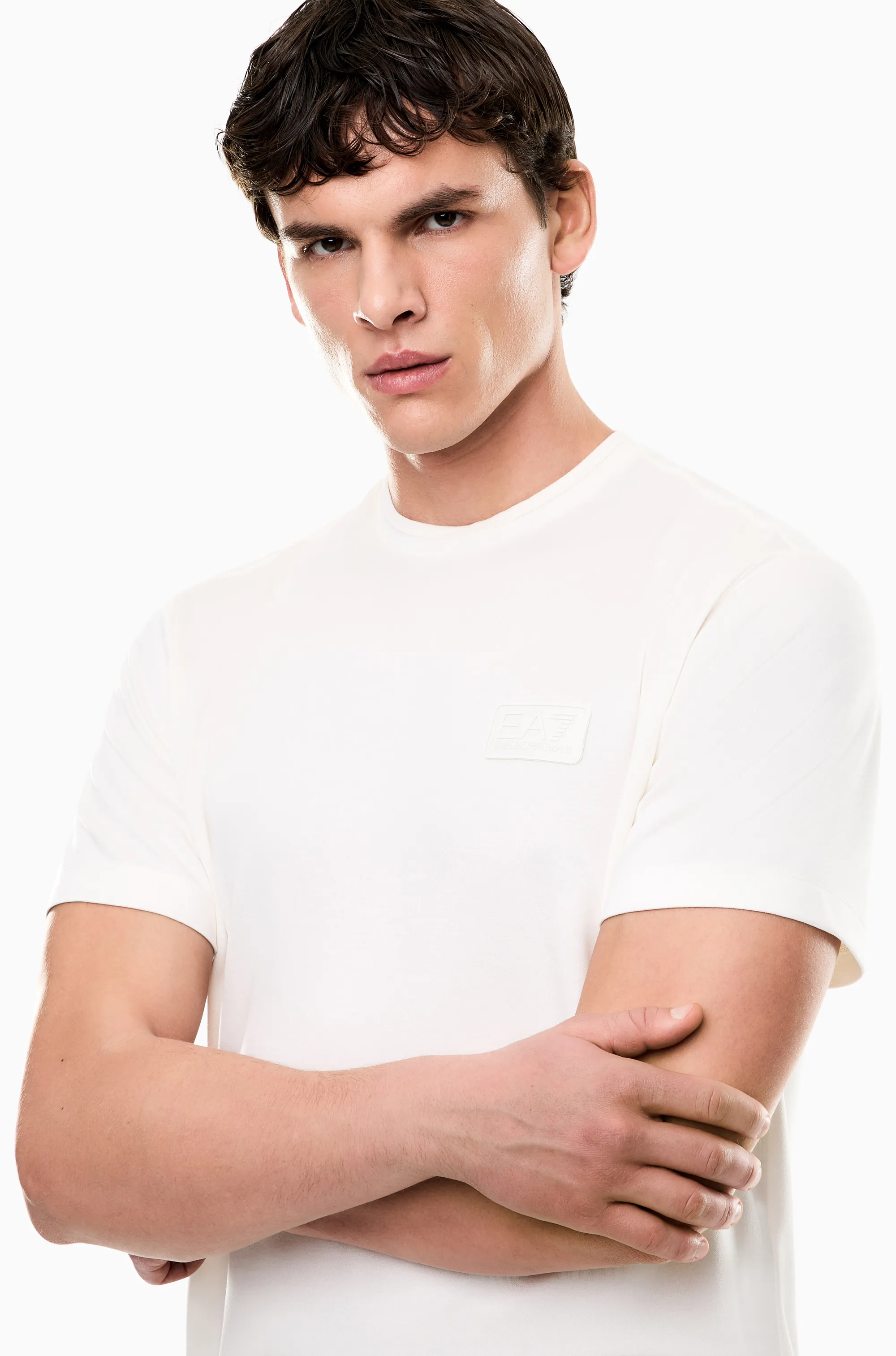 Ea7 T-Shirt Lux Indentity Bianco 7M001357Af13862 174321