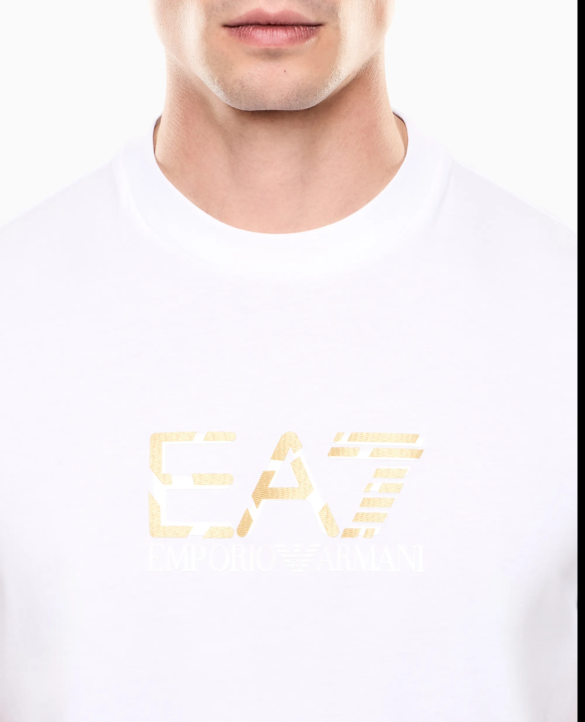 Ea7 T-Shirt Premium Label Bianco 7M001562Af17789 174558