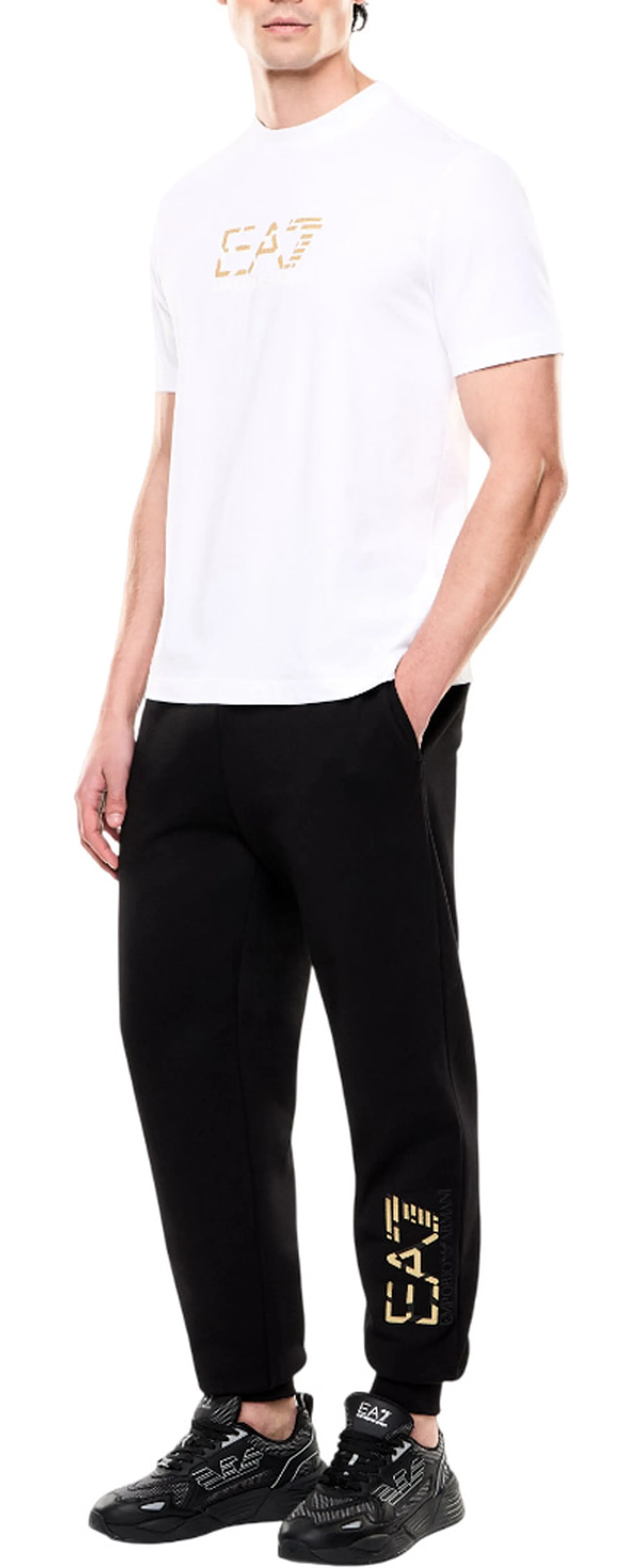 Ea7 B'T-Shirt Premium Label' White 7M001562Af17789 177820