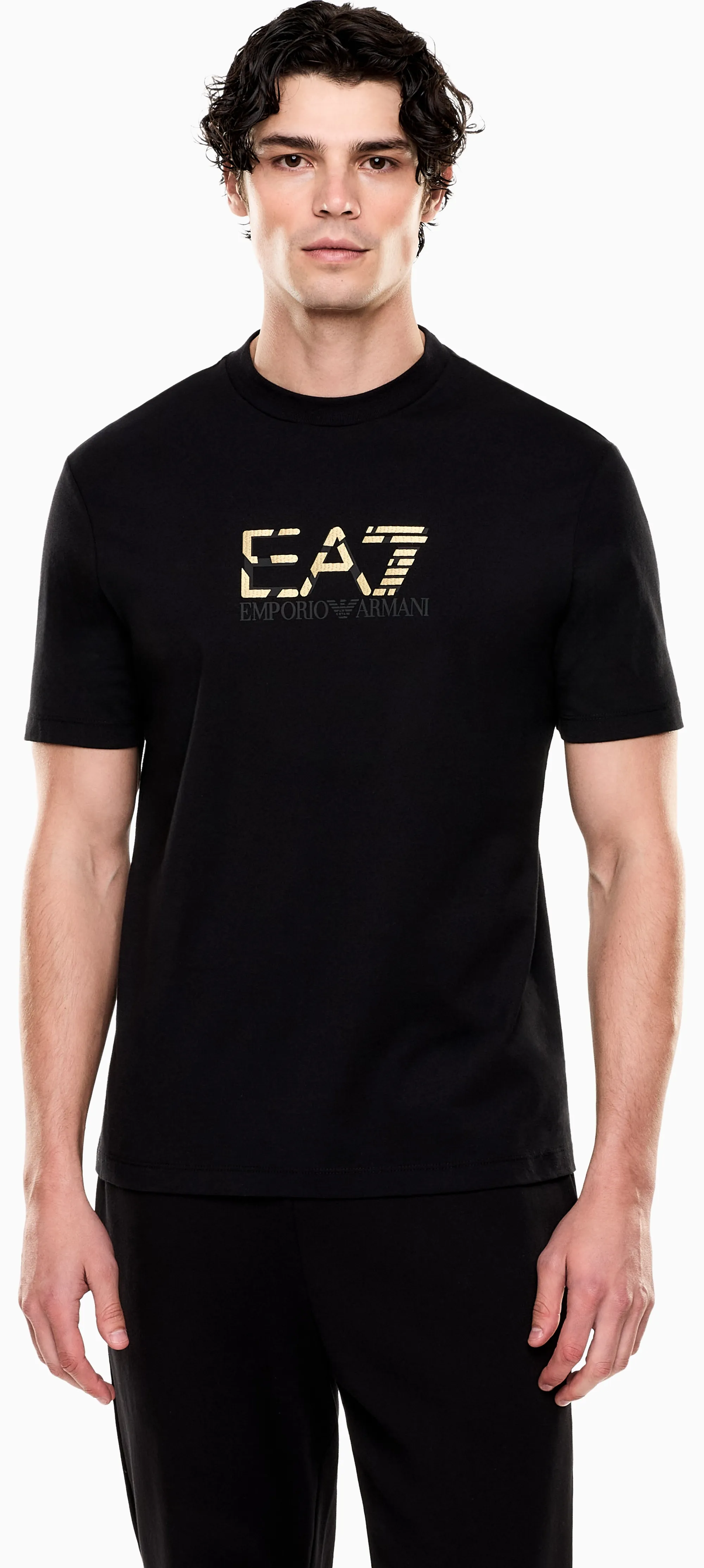 Ea7 T-Shirt Premium Label Nero 7M001562Af17789 174552