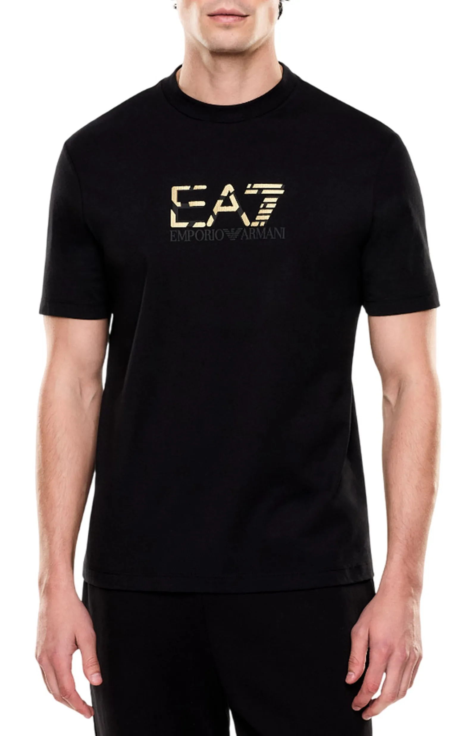 Ea7 T-Shirt Premium Label Nero 7M001562Af17789 177825