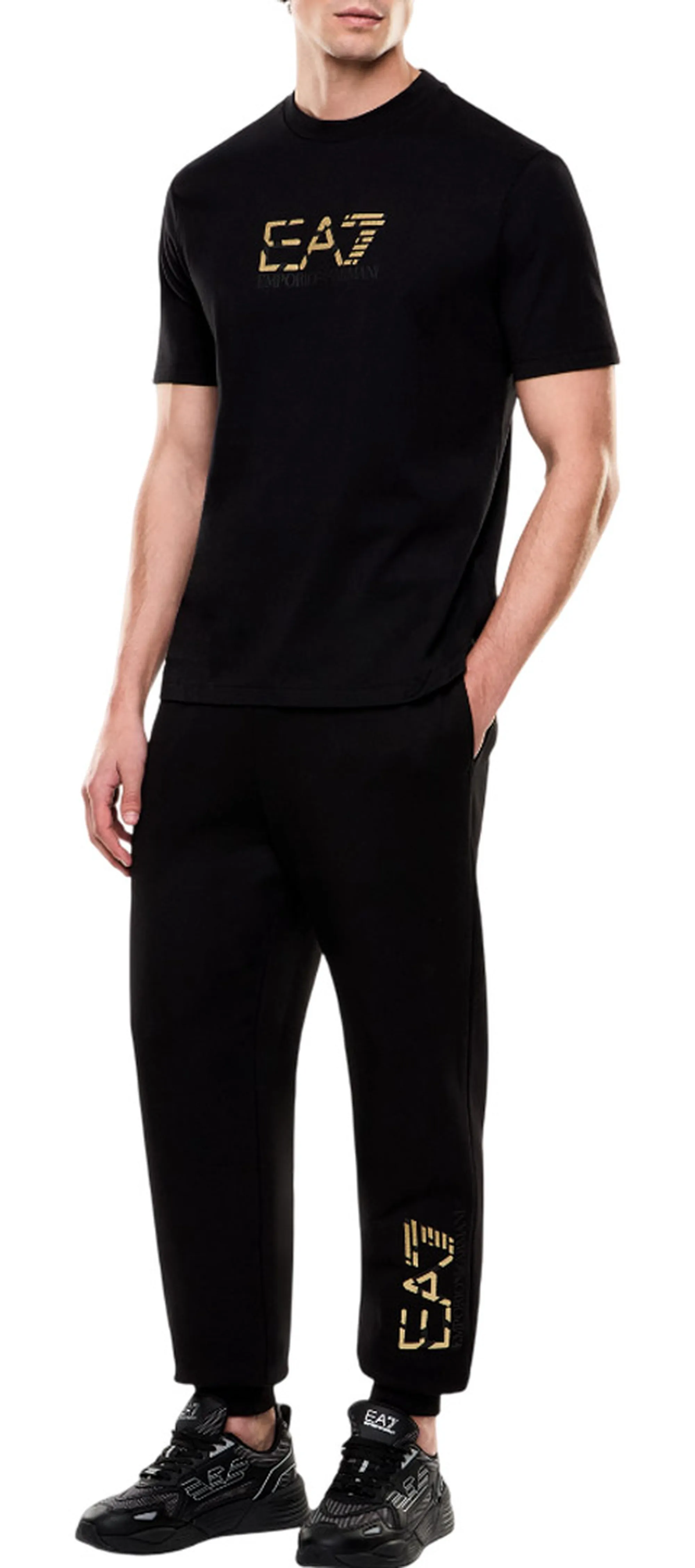 Ea7 B'T-Shirt Premium Label' Black 7M001562Af17789 177834