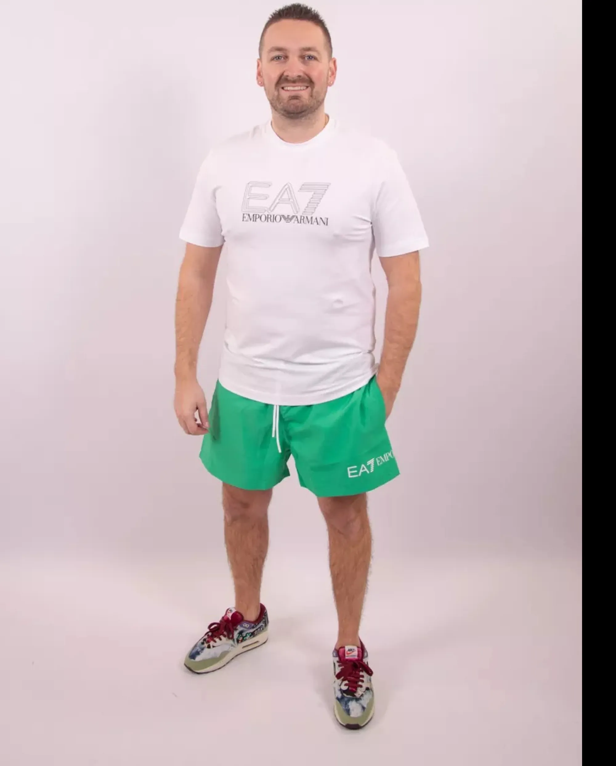 Ea7 T-Shirt Visibility Bianco 7M001308Af10373 174297