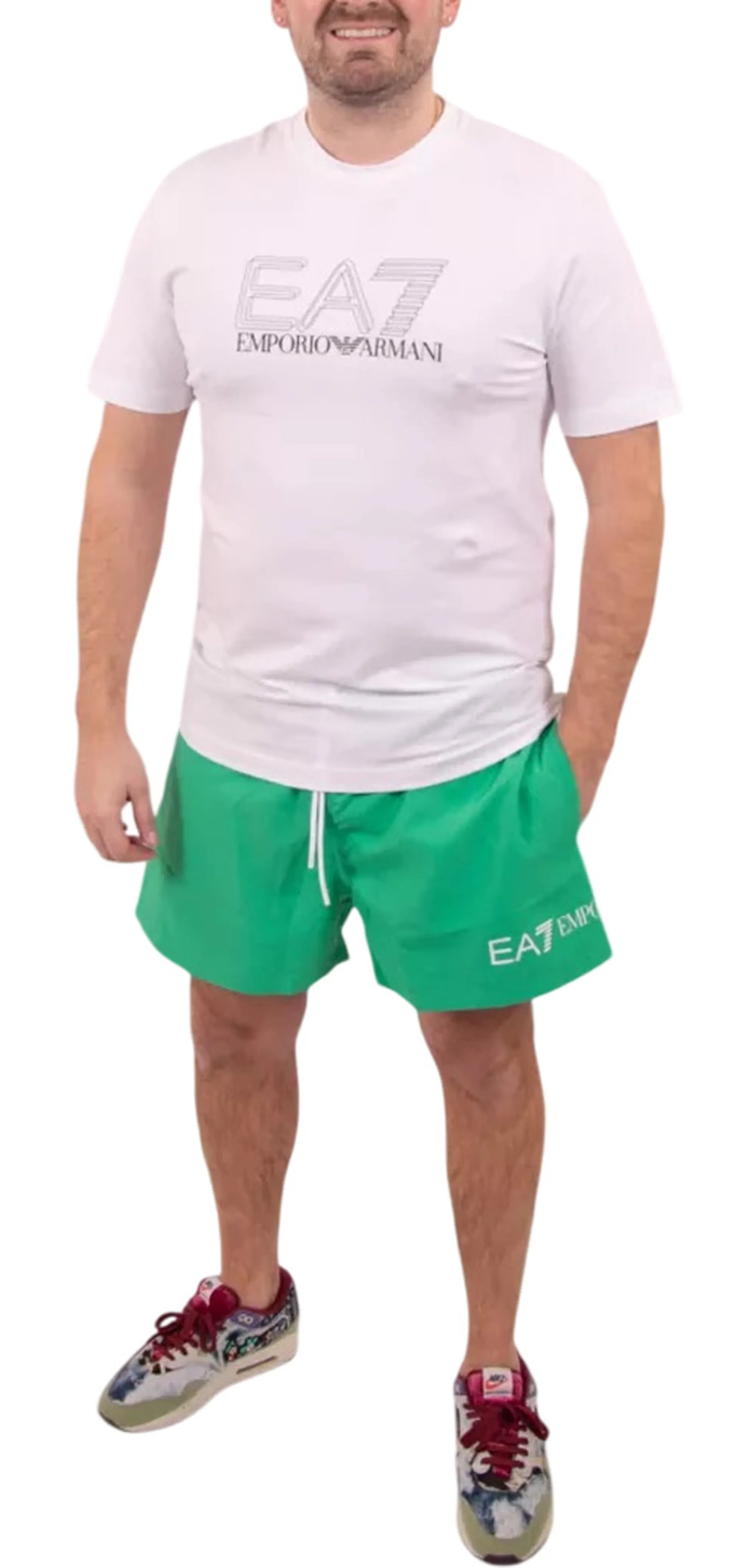 Ea7 T-Shirt Visibility Bianco 7M001308Af10373 177286