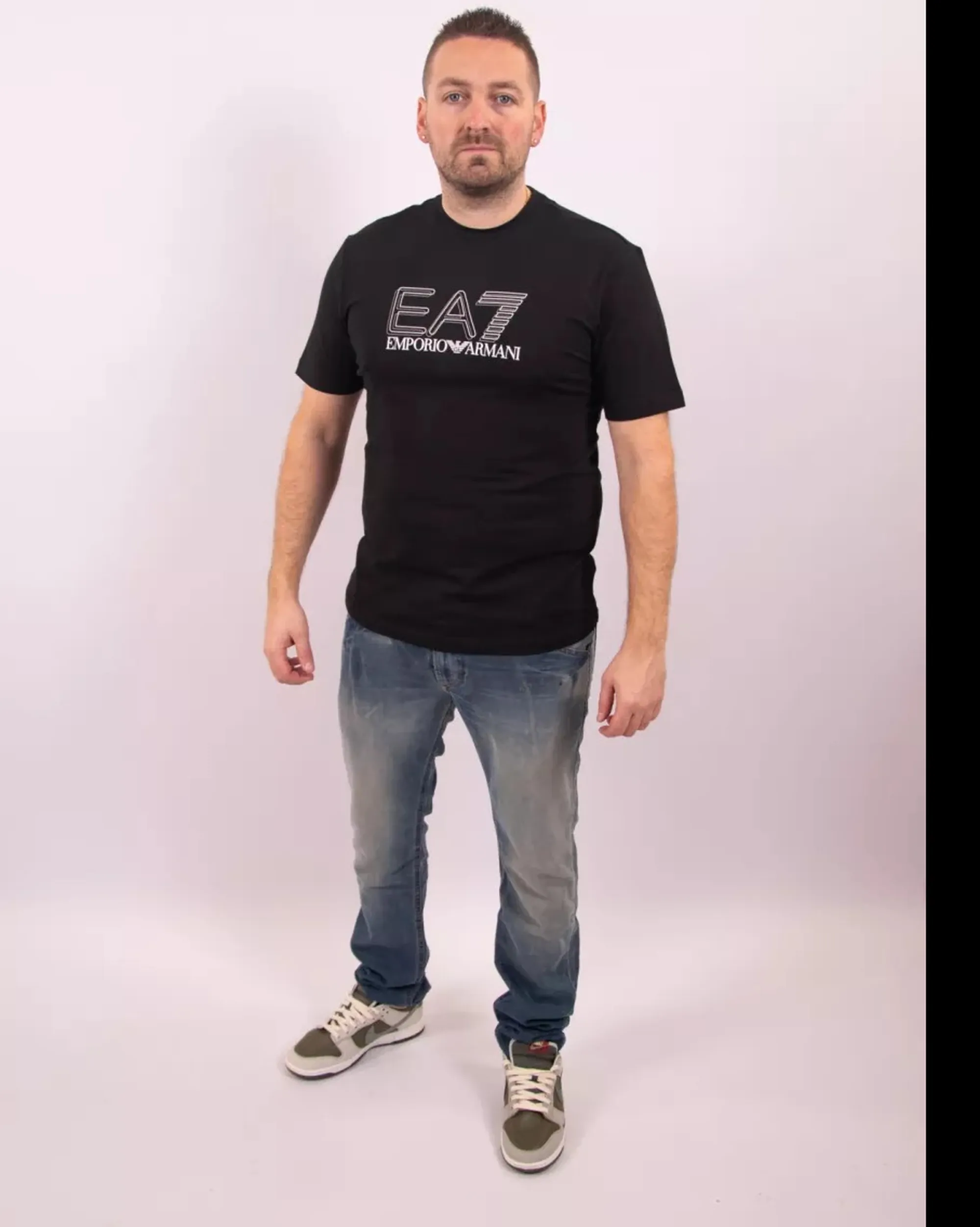 Ea7 T-Shirt Visibility Nero 7M001308Af10373 174298