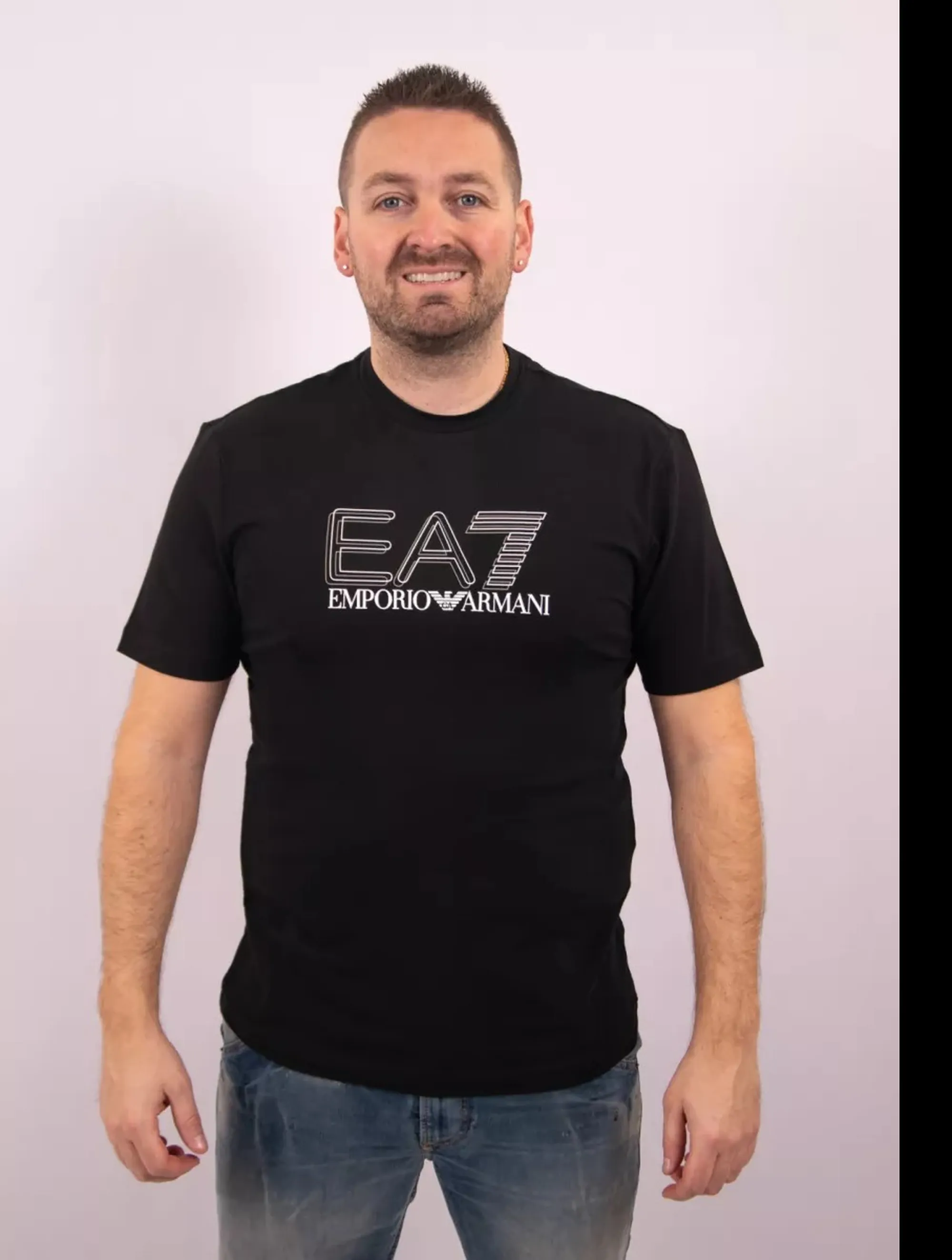 Ea7 T-Shirt Visibility Nero 7M001308Af10373 174300