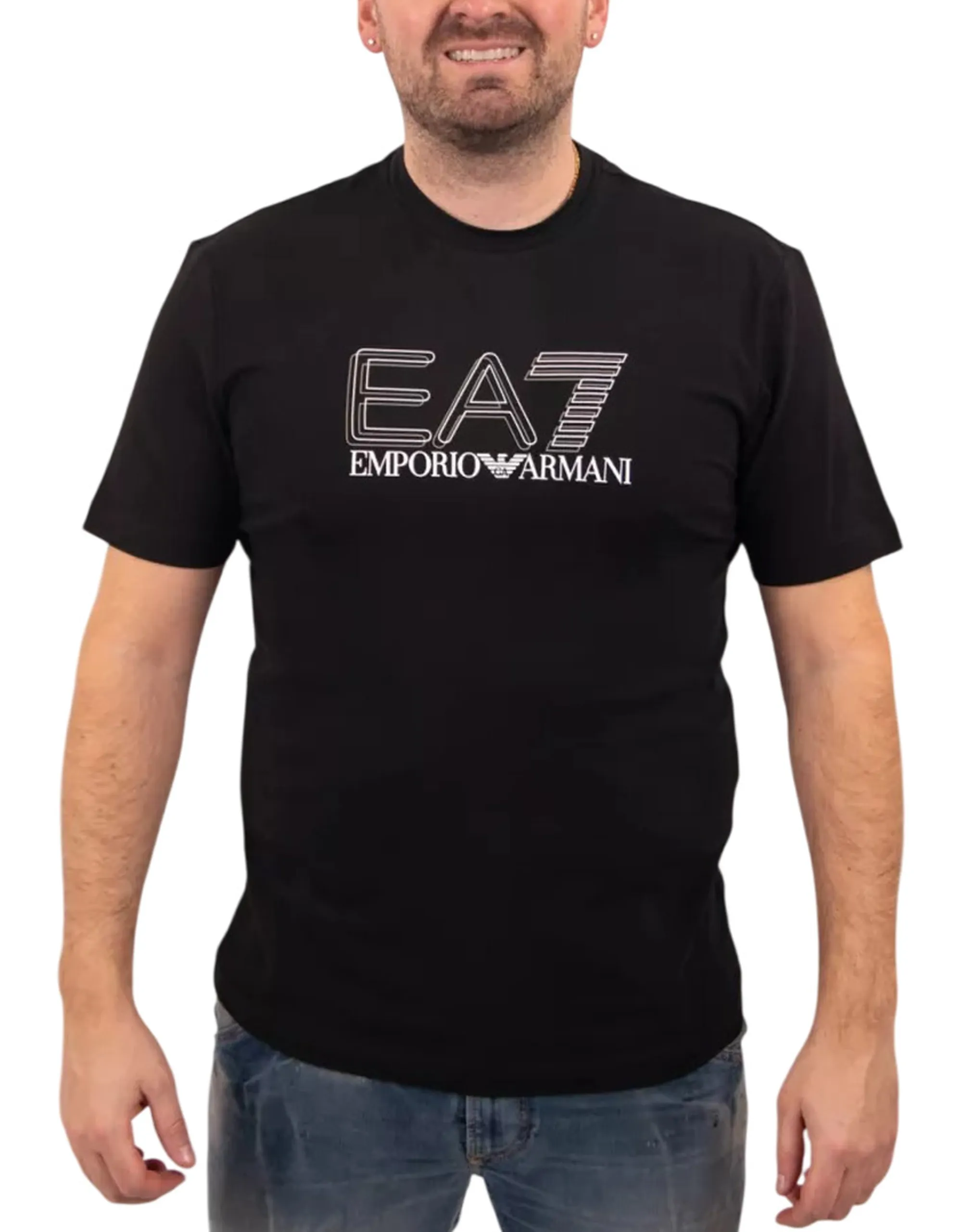 Ea7 T-Shirt Visibility Nero 7M001308Af10373 177282