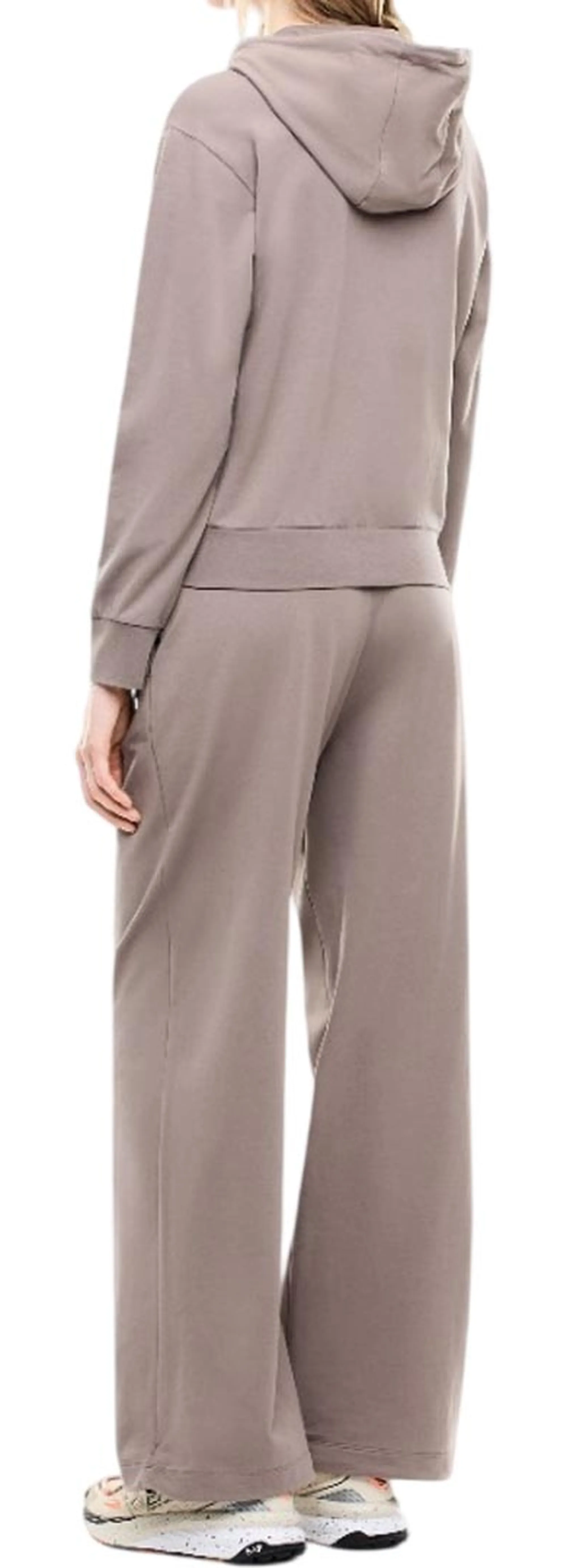 Ea7 Tuta Stretch Suite Wide Leg Beige 7W000464Af13135 195561