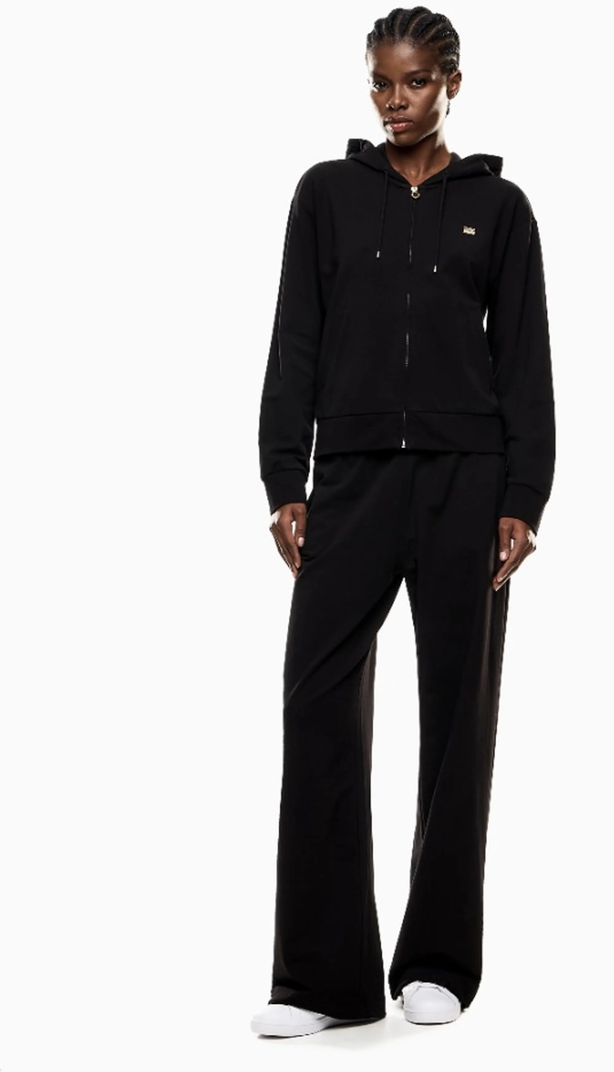 Ea7 Tuta Stretch Suite Wide Leg Nero 7W000464Af13135 190848