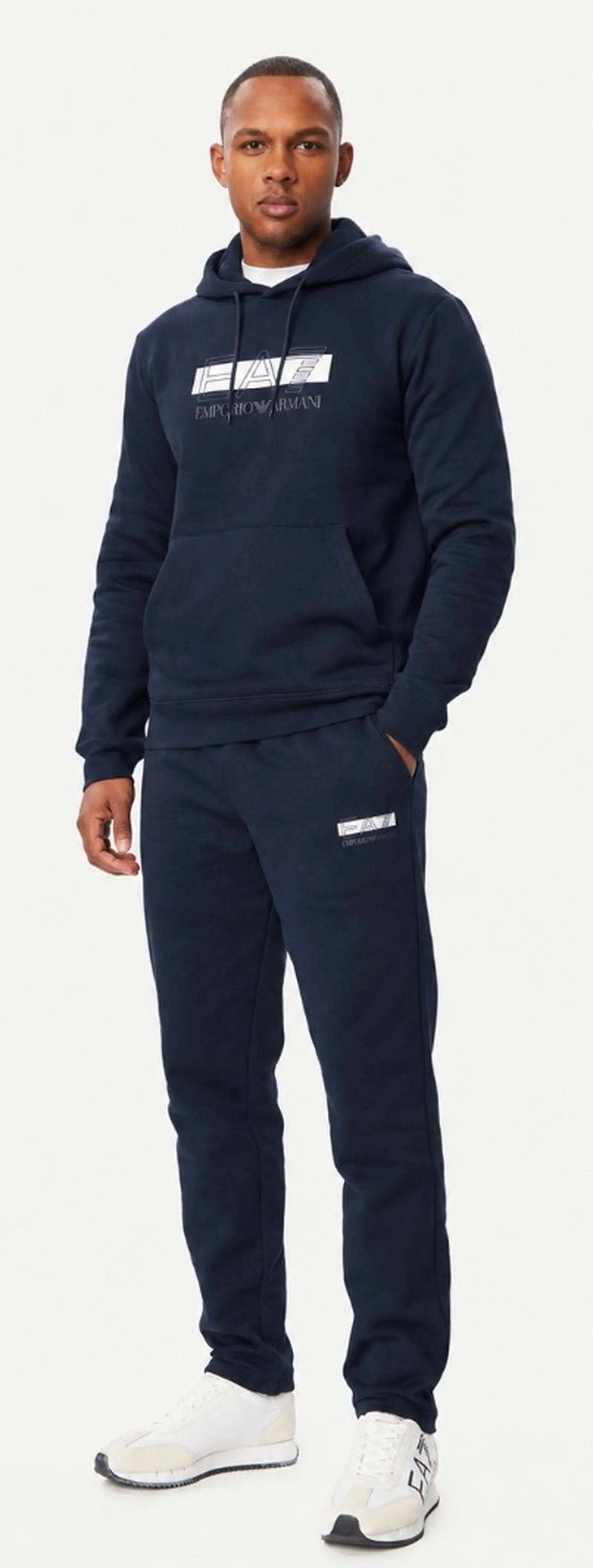 Ea7 Tuta Visibility In Jersey Blu 7M002429Af10377 191233