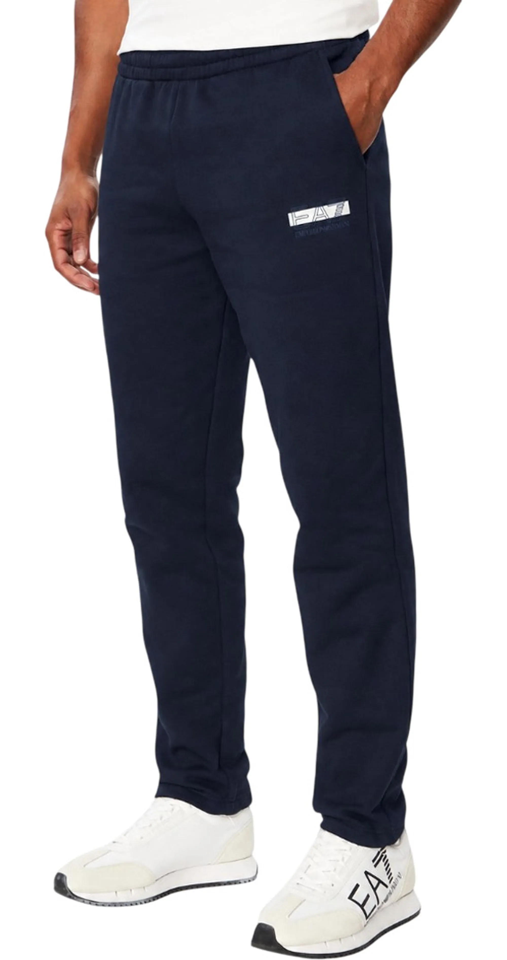 Ea7 Tuta Visibility In Jersey Blu 7M002429Af10377 191311